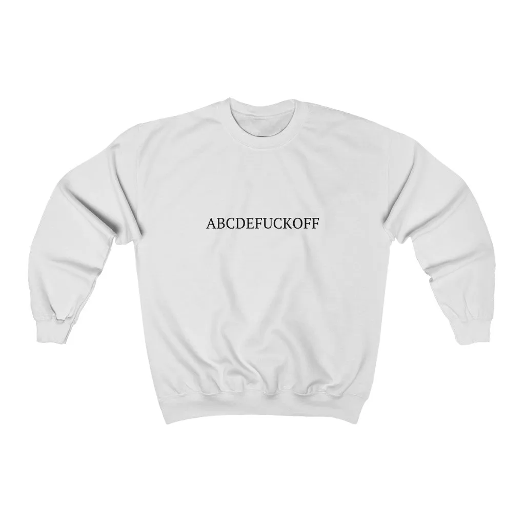 ABCD F OFF CREW NECK