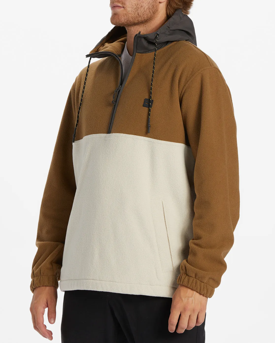 A/Div Boundary Hooded Half-Zip Pullover - Otter