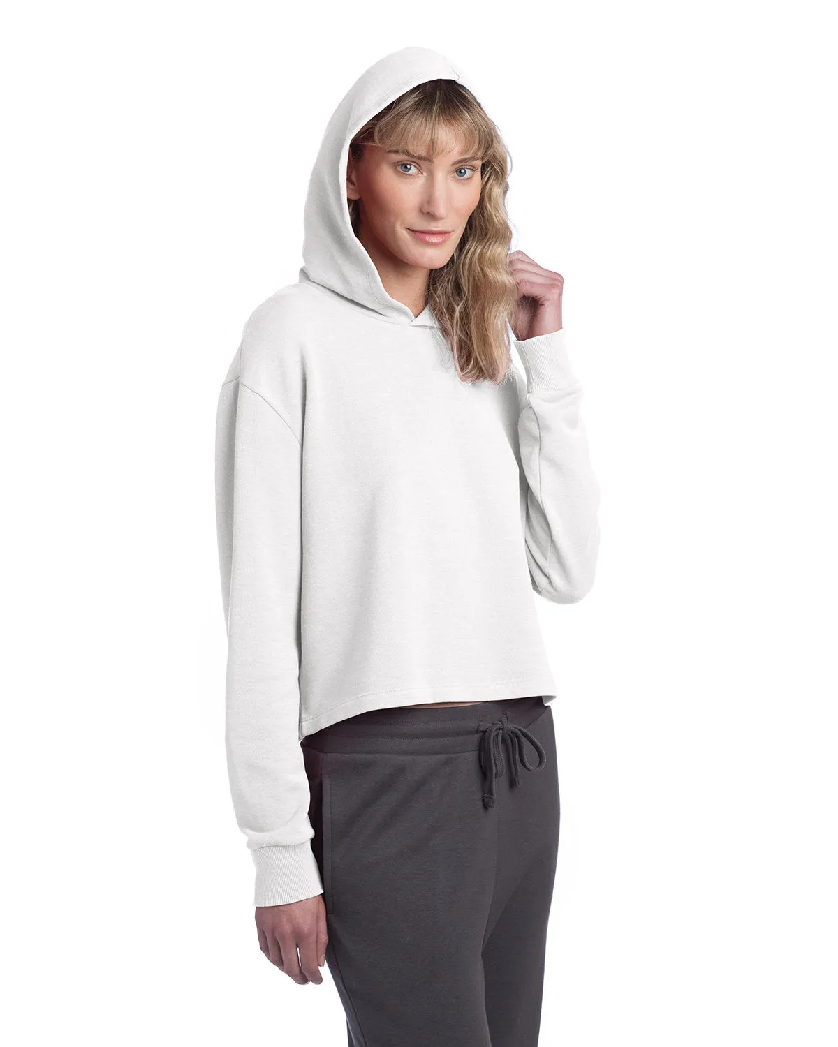 Alternative Ladies' Cropped Pullover Hooded Sweatshirt