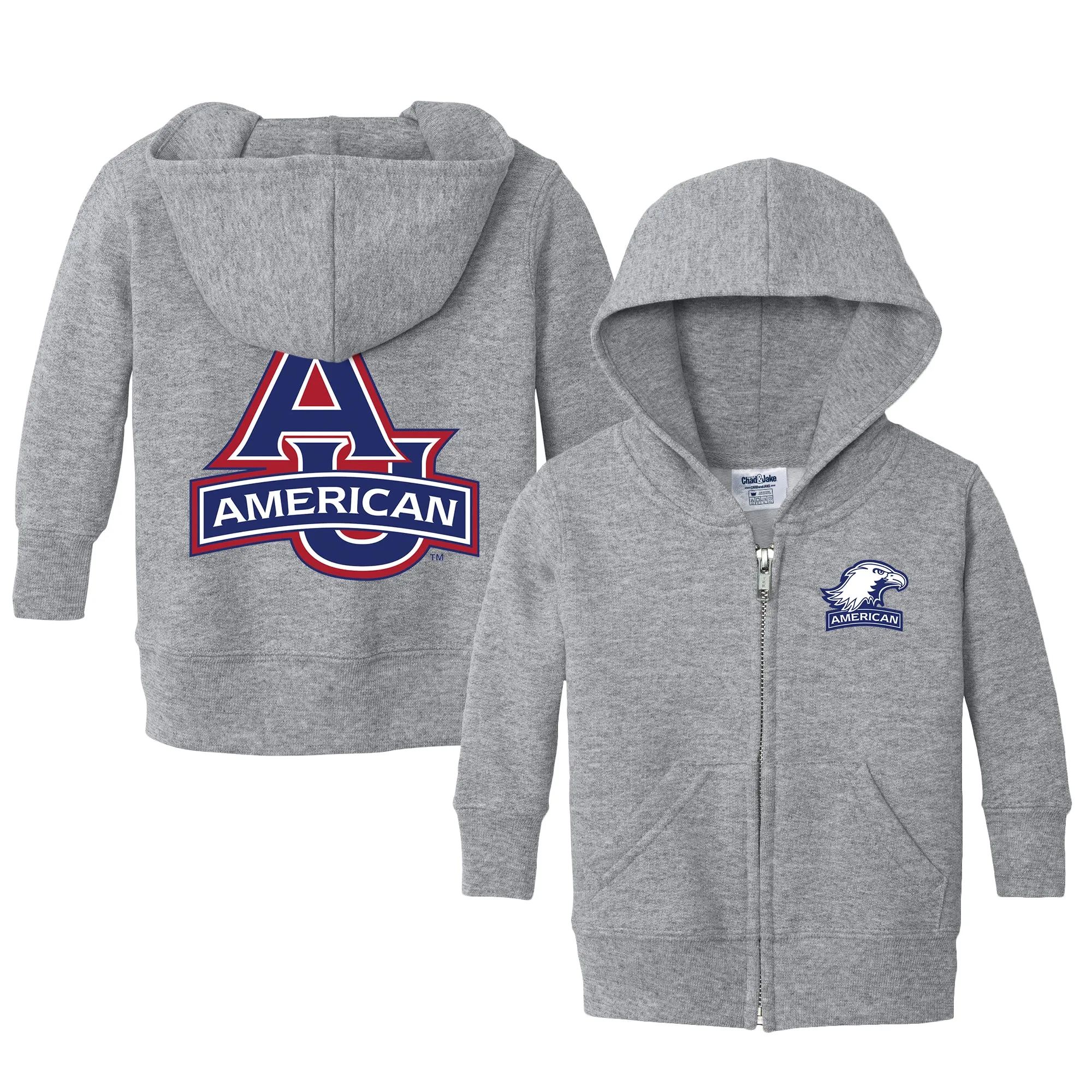 American University Eagles Logo Infant Full-Zip Sweatshirt