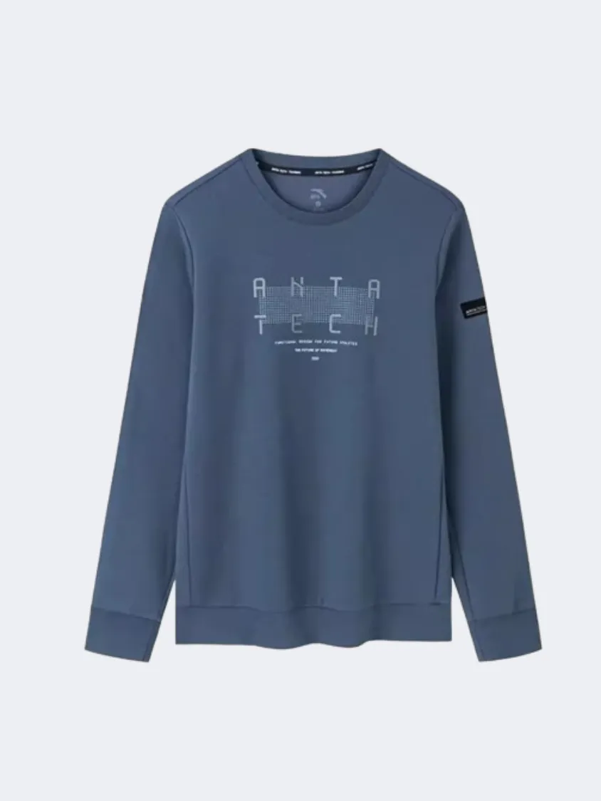 Anta  Men Training Sweatshirt Blue