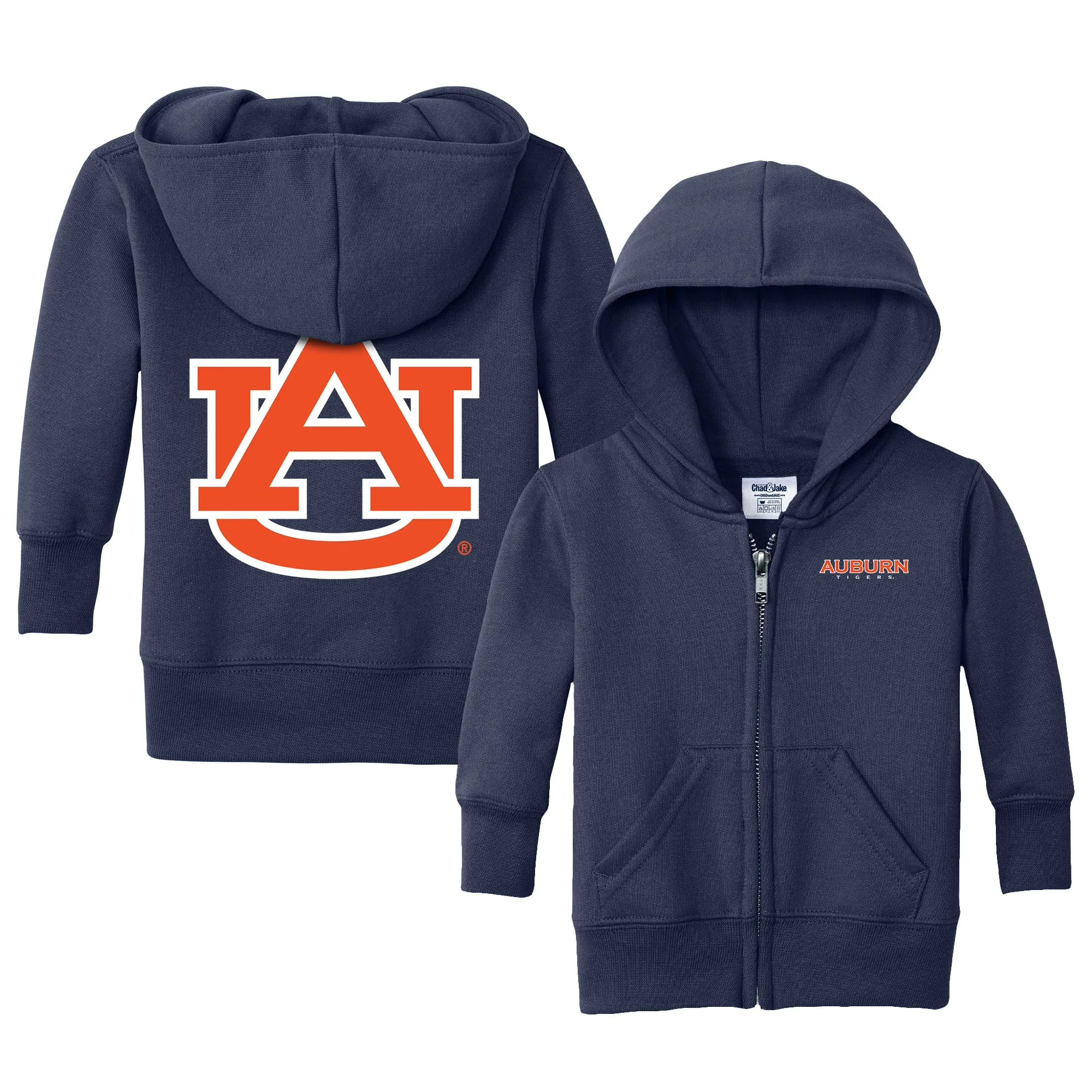 Auburn Tigers Logo Infant Full-Zip Sweatshirt