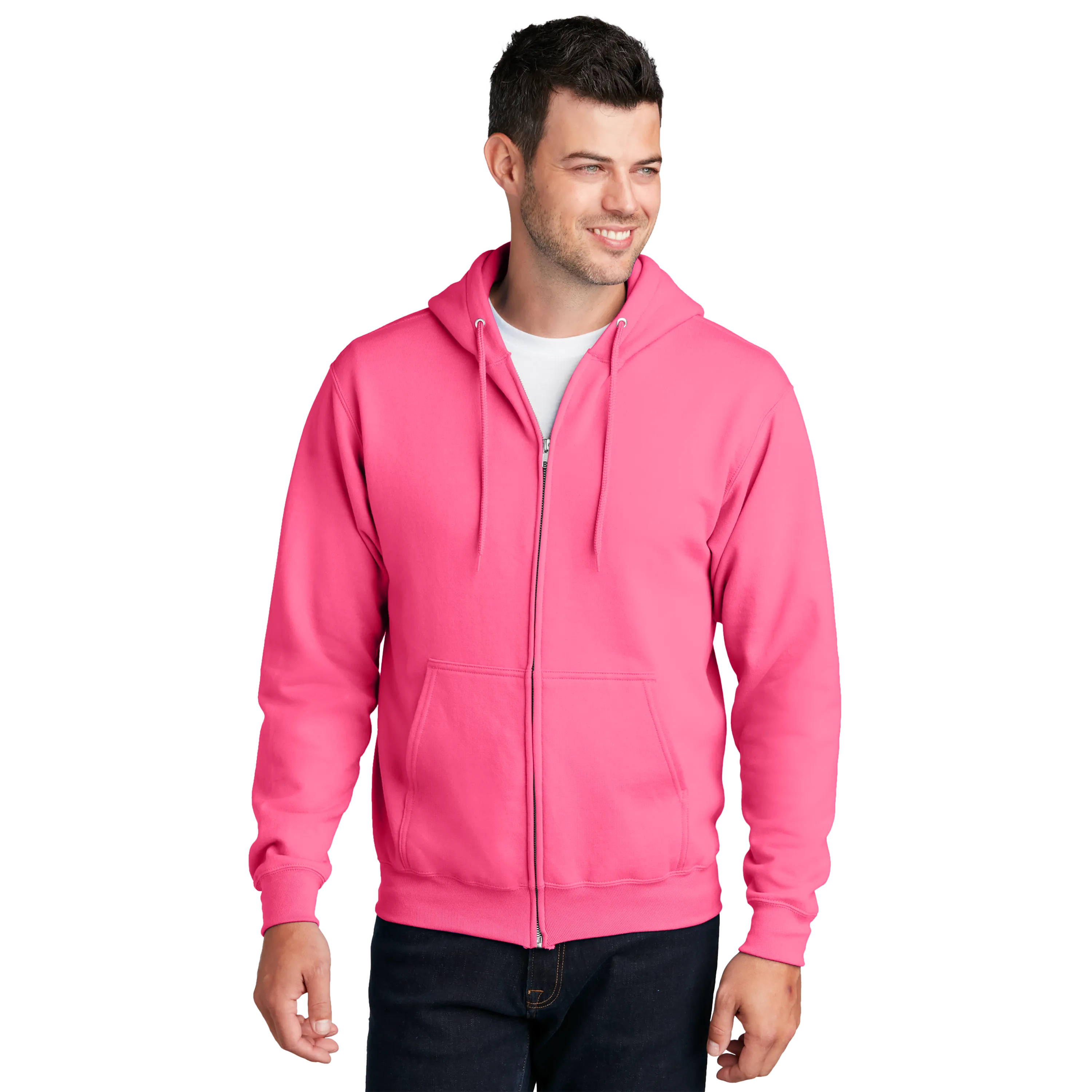 B2354 Core Fleece Full-Zip Hooded Sweatshirt