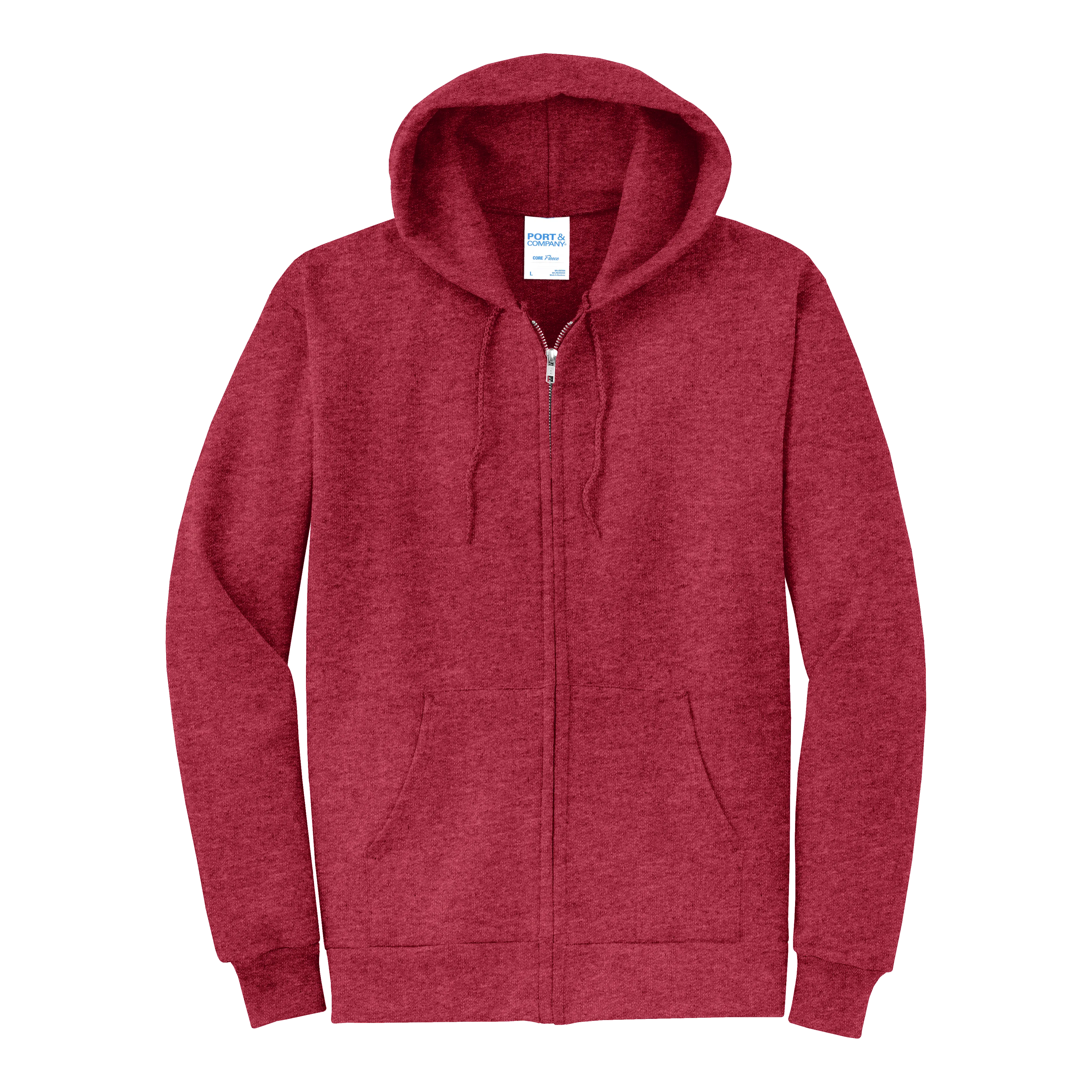 B2354 Core Fleece Full-Zip Hooded Sweatshirt