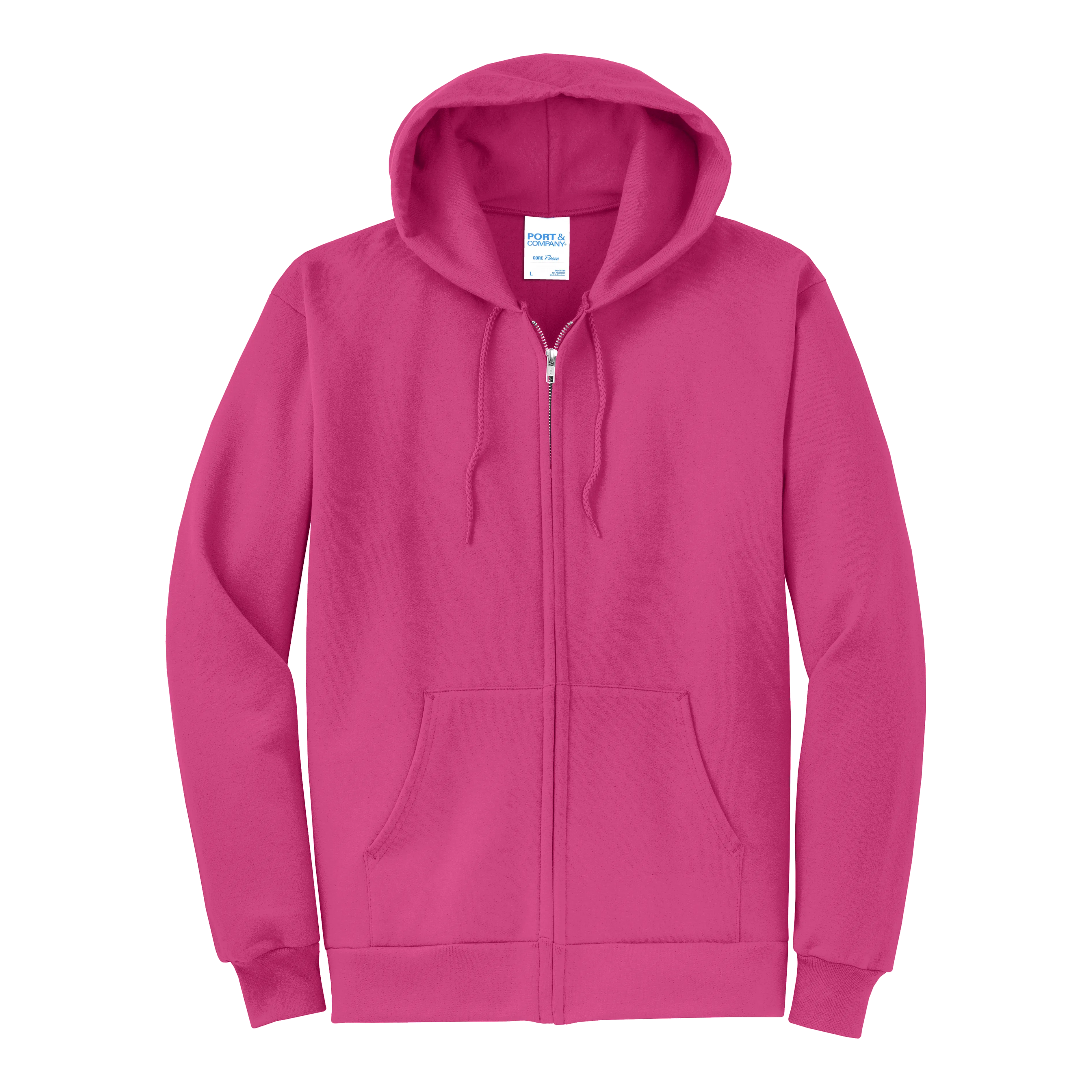 B2354 Core Fleece Full-Zip Hooded Sweatshirt