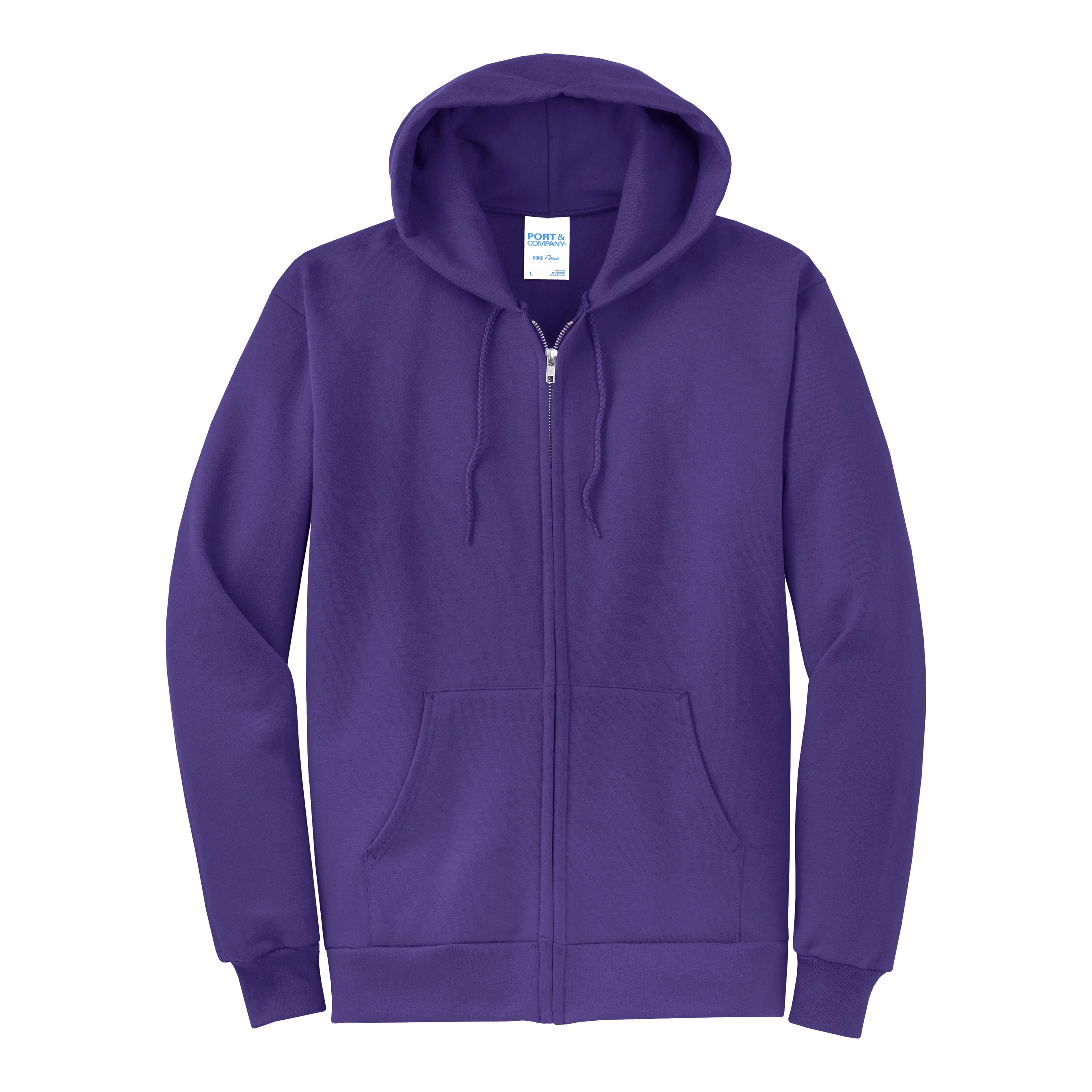 B2354 Core Fleece Full-Zip Hooded Sweatshirt