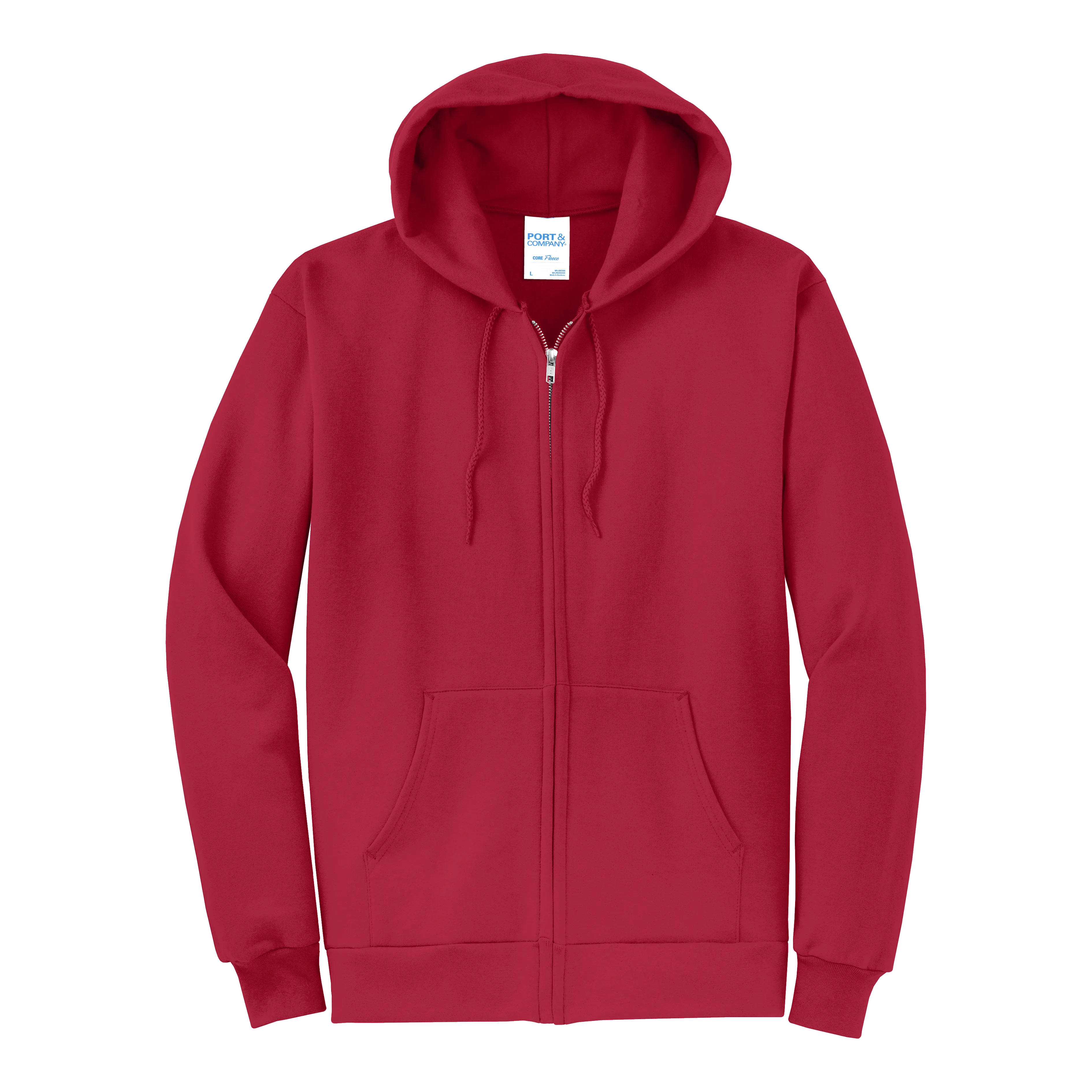 B2354 Core Fleece Full-Zip Hooded Sweatshirt