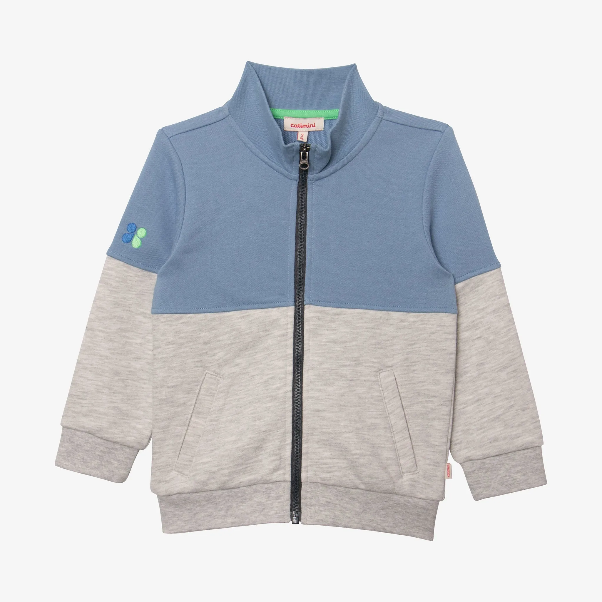 Baby boys' grey sweatshirt