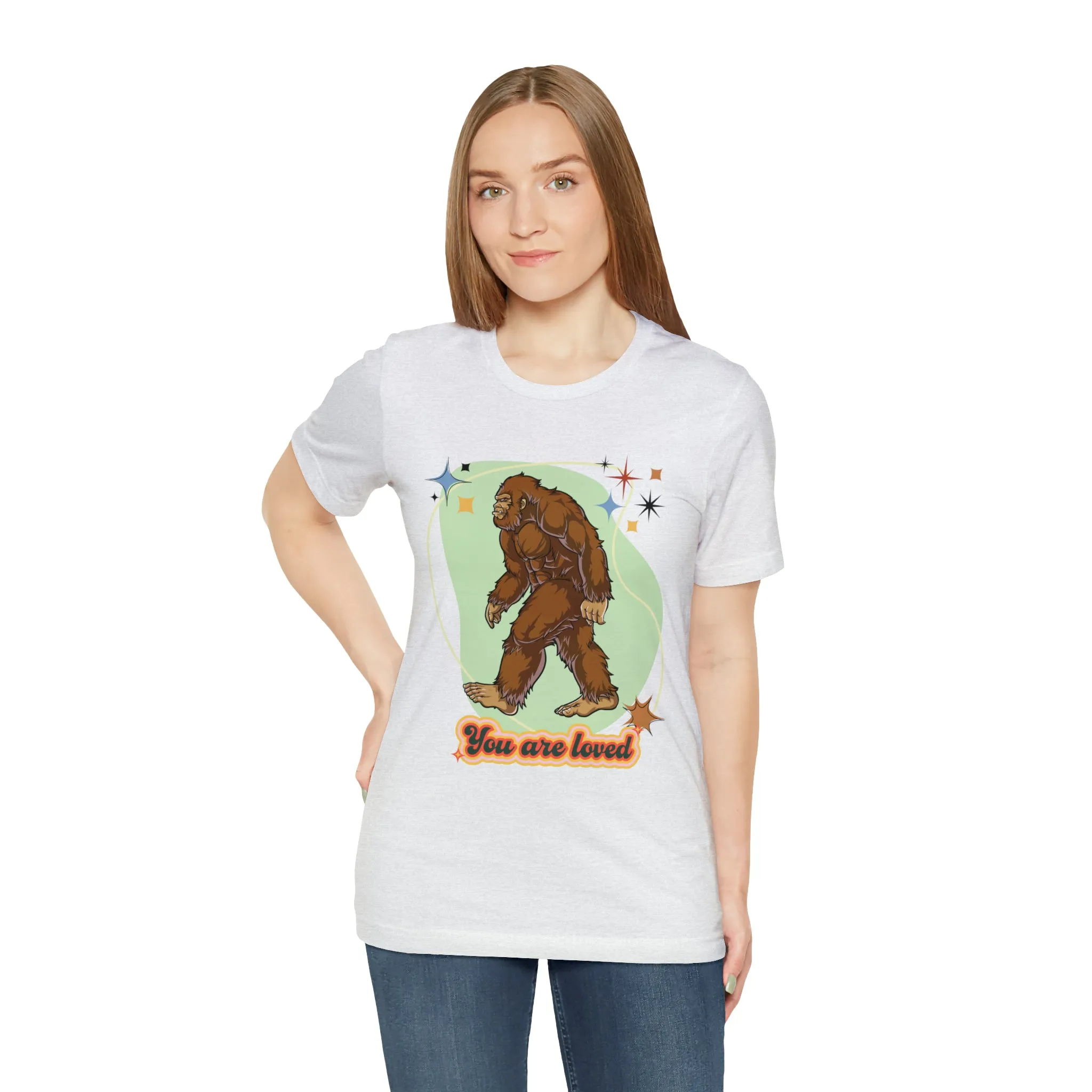 Bigfoot You are loved Unisex Jersey Short Sleeve Tee