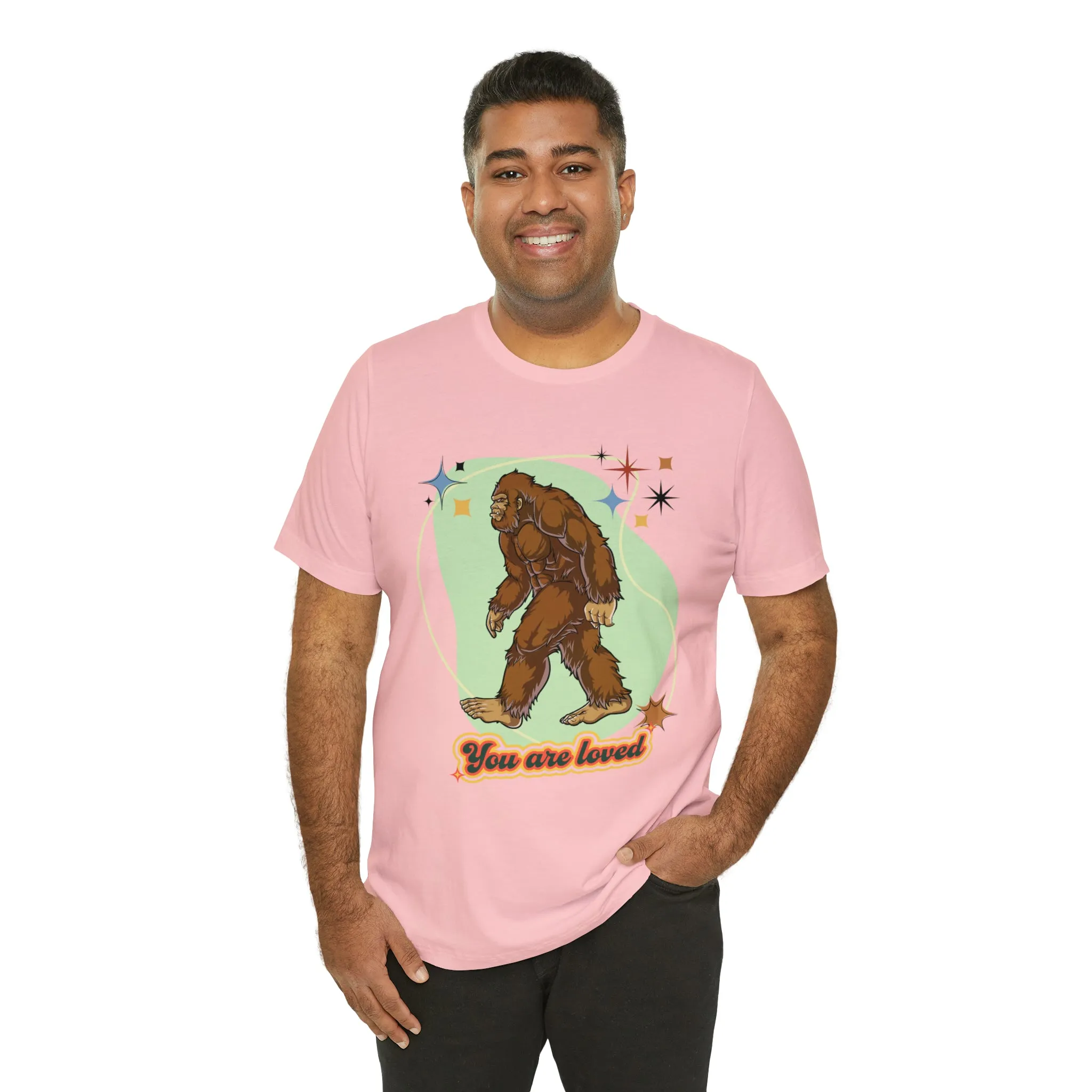 Bigfoot You are loved Unisex Jersey Short Sleeve Tee