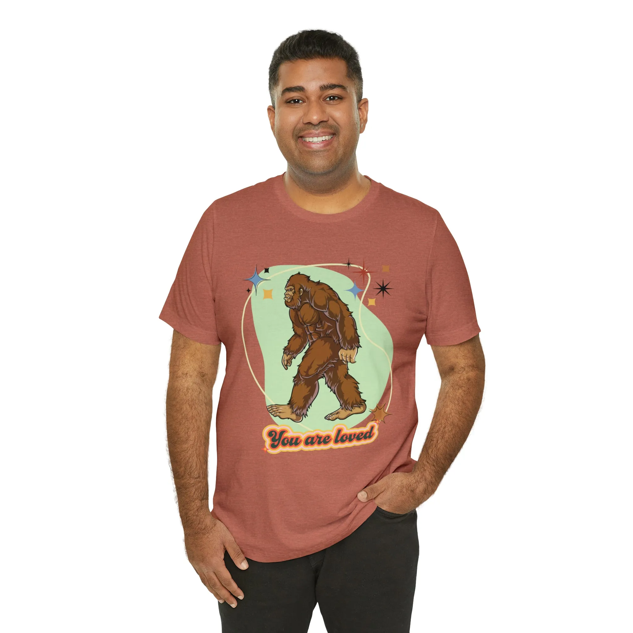 Bigfoot You are loved Unisex Jersey Short Sleeve Tee