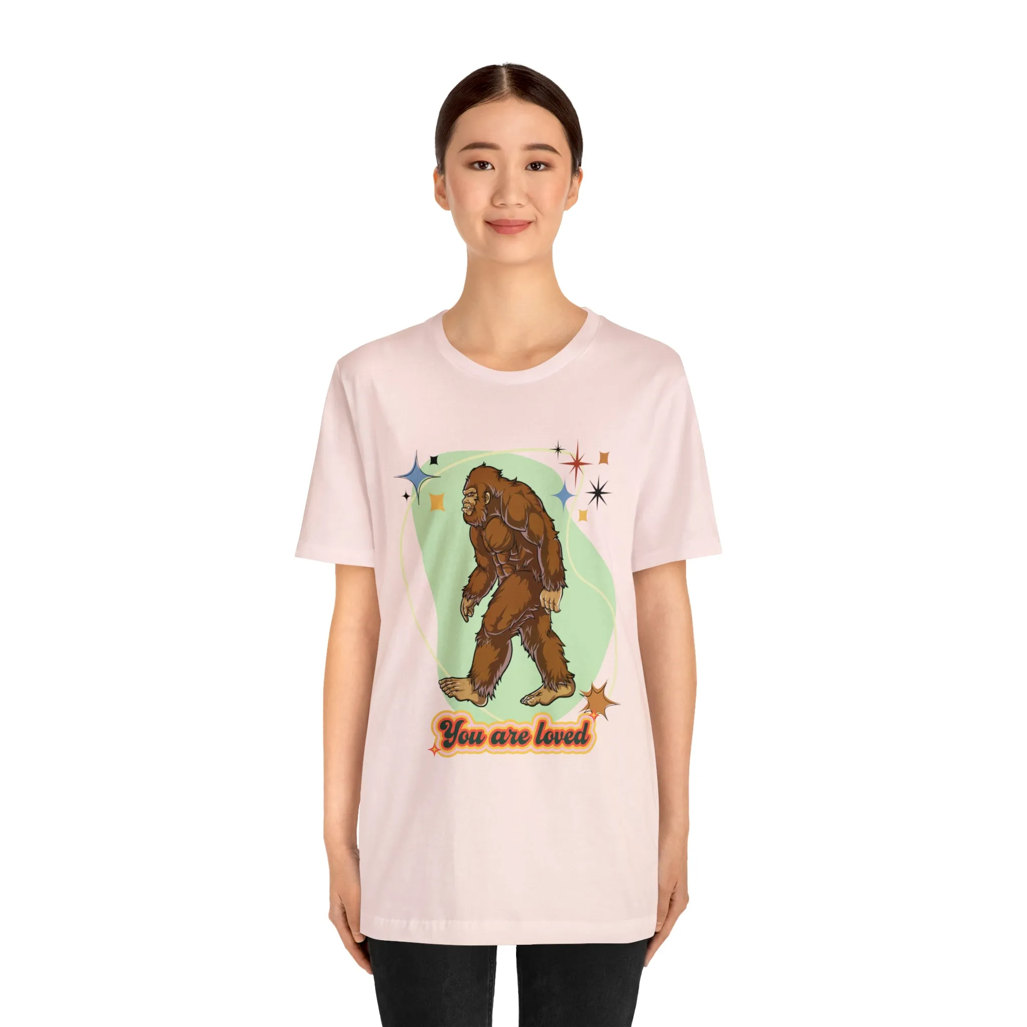 Bigfoot You are loved Unisex Jersey Short Sleeve Tee