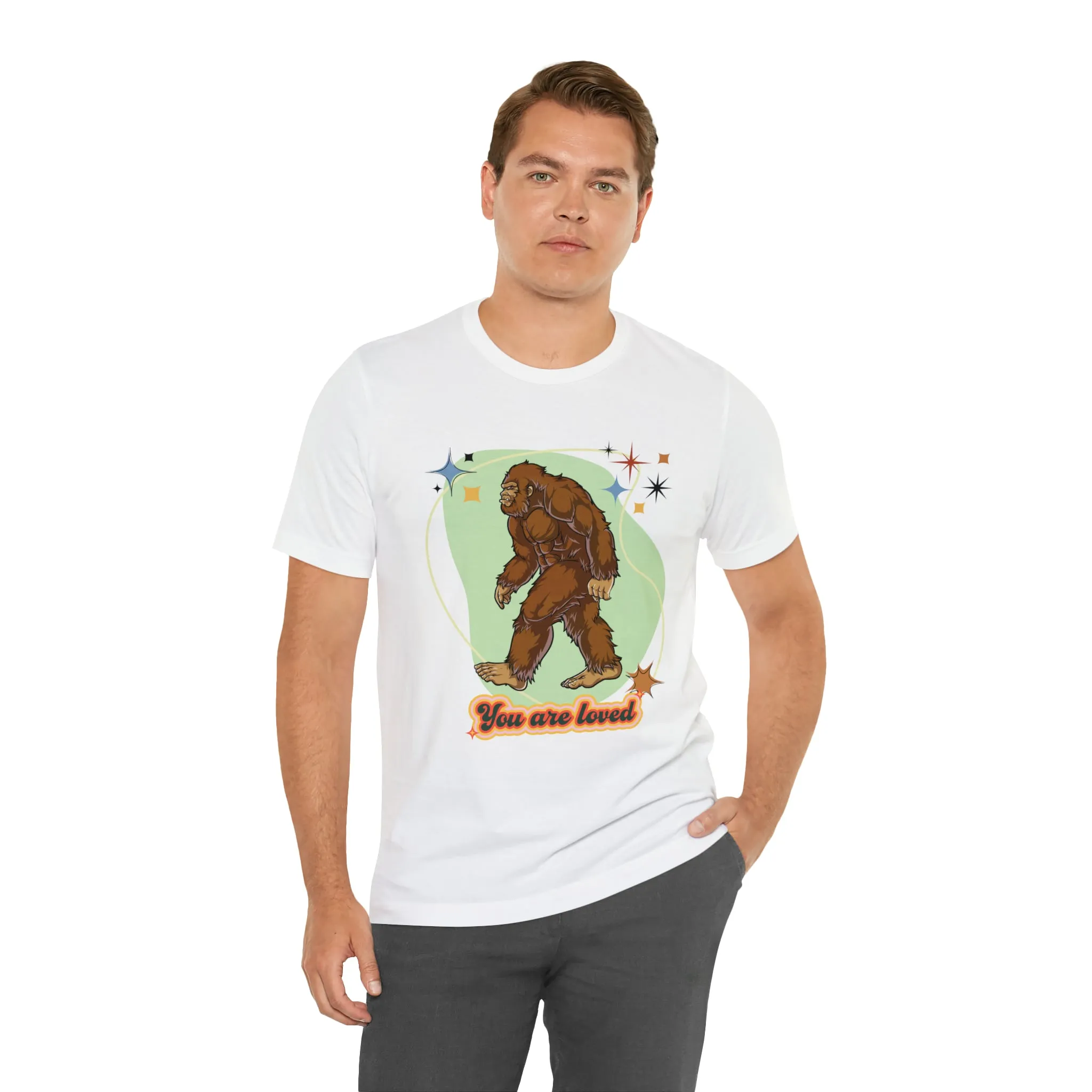 Bigfoot You are loved Unisex Jersey Short Sleeve Tee