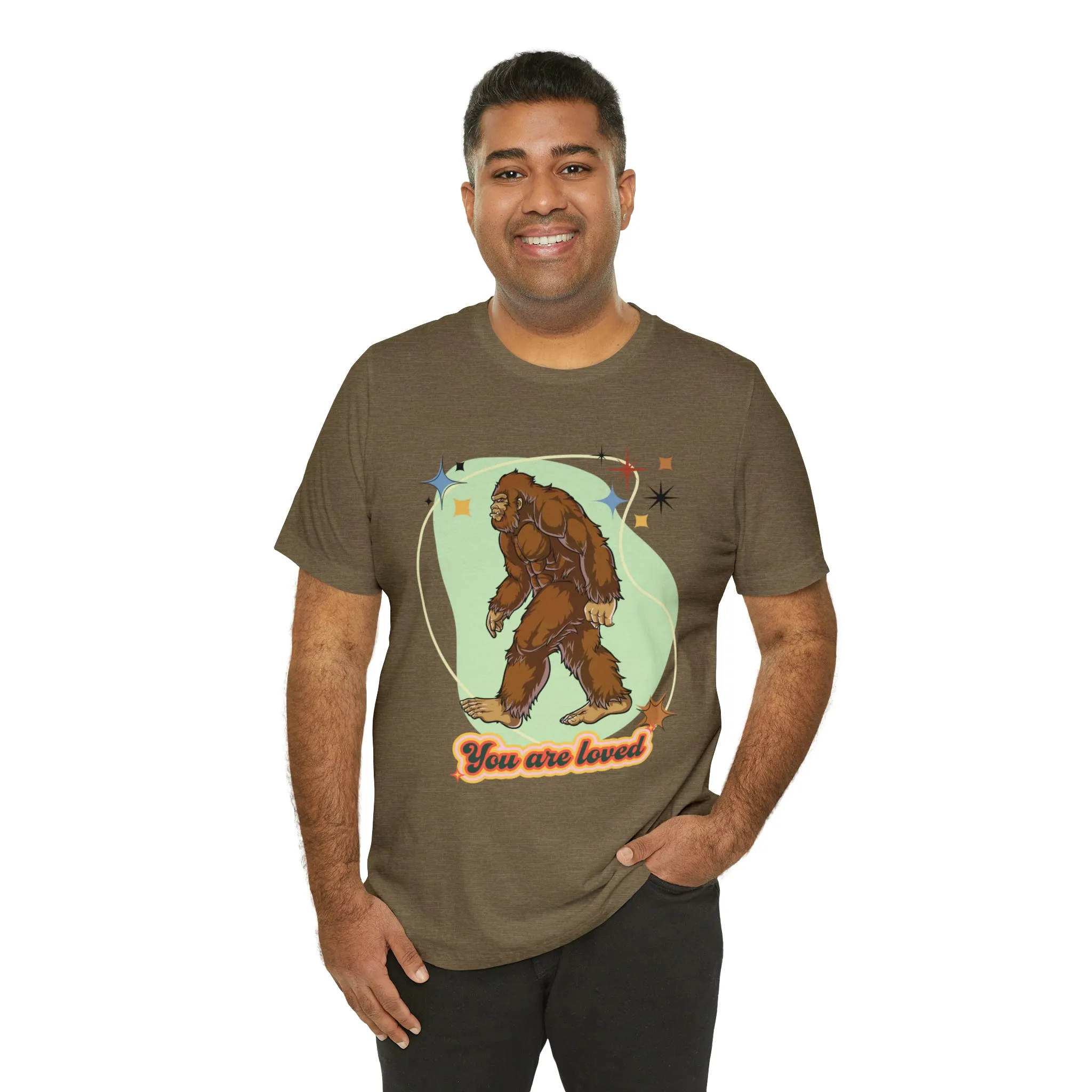 Bigfoot You are loved Unisex Jersey Short Sleeve Tee