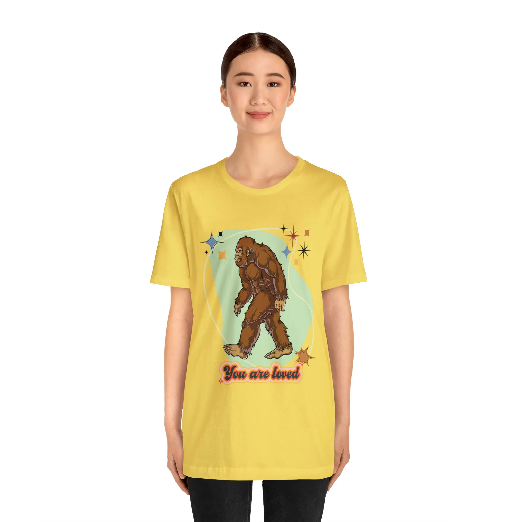 Bigfoot You are loved Unisex Jersey Short Sleeve Tee