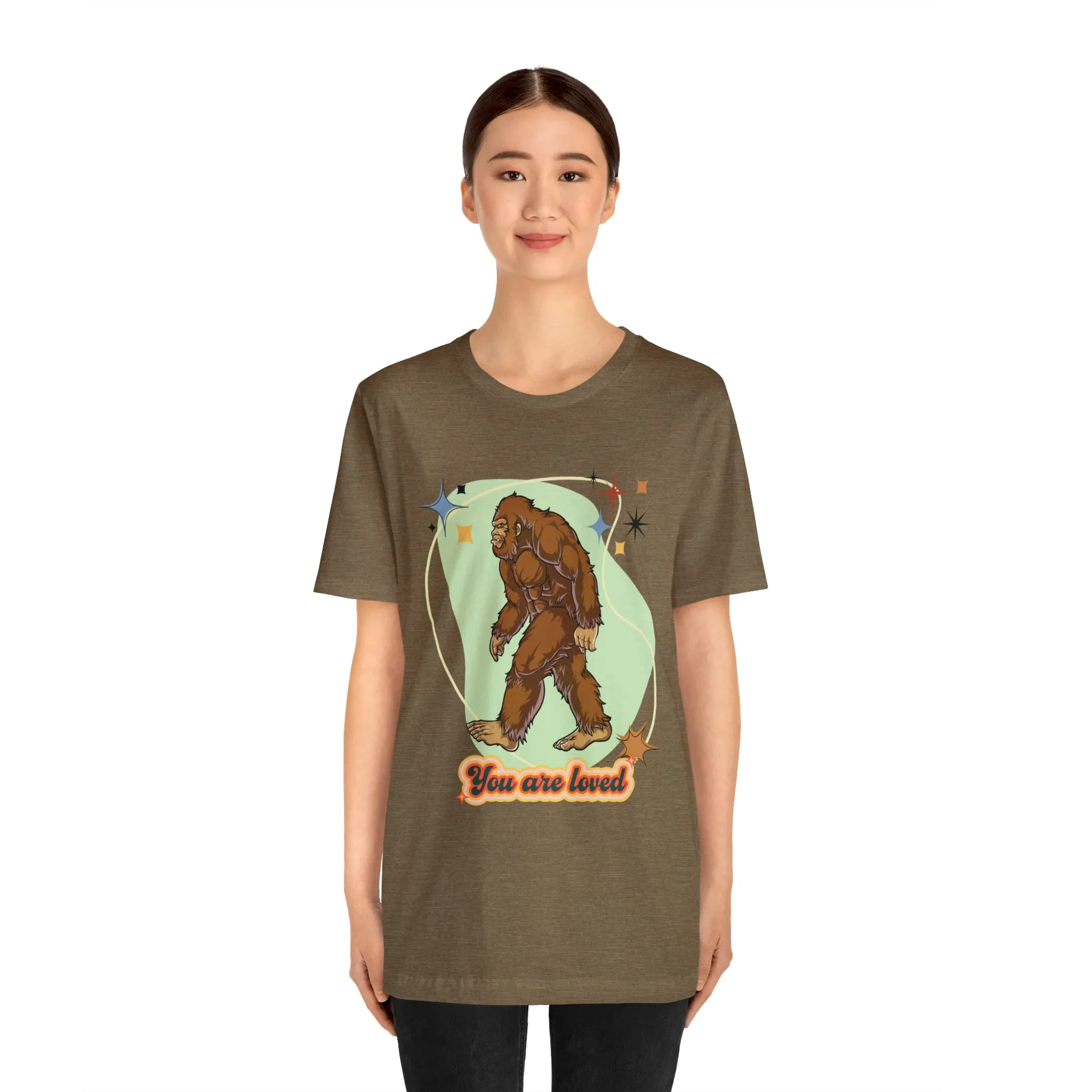 Bigfoot You are loved Unisex Jersey Short Sleeve Tee