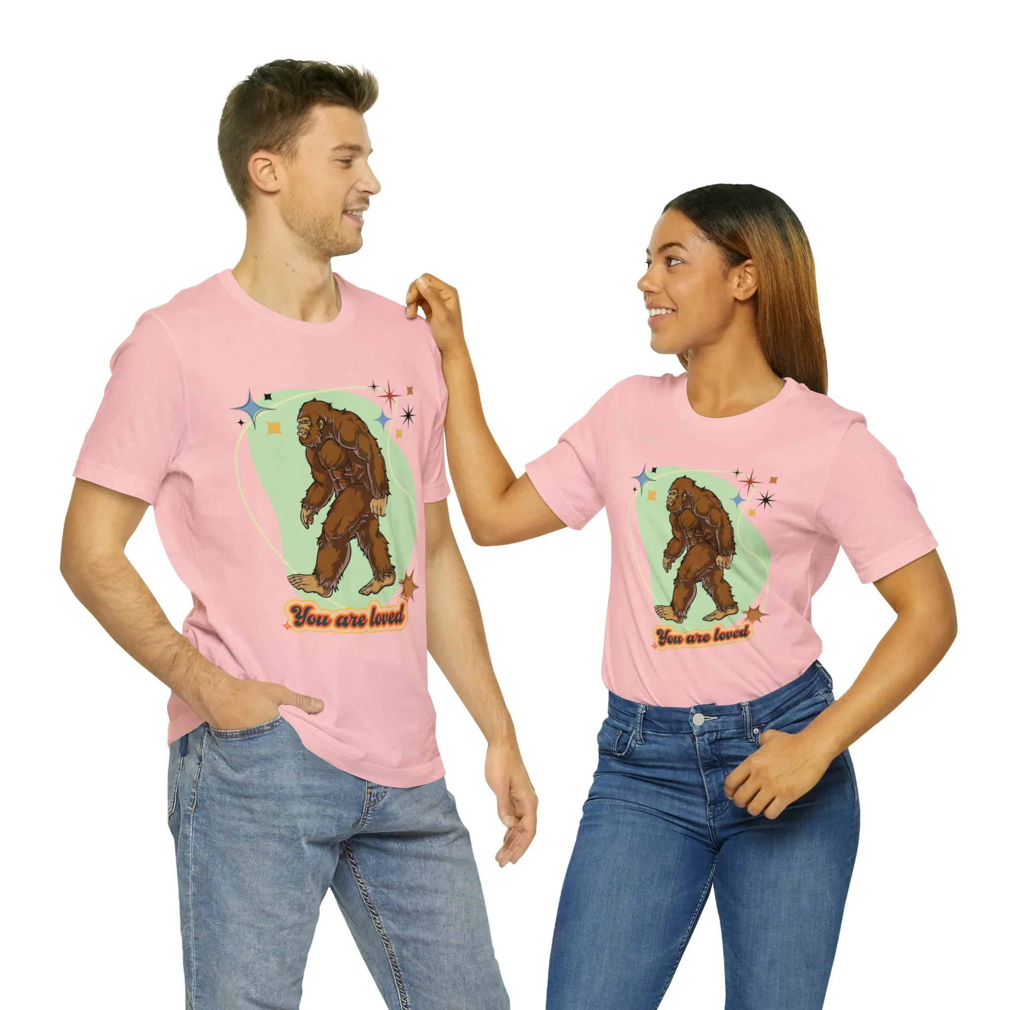 Bigfoot You are loved Unisex Jersey Short Sleeve Tee