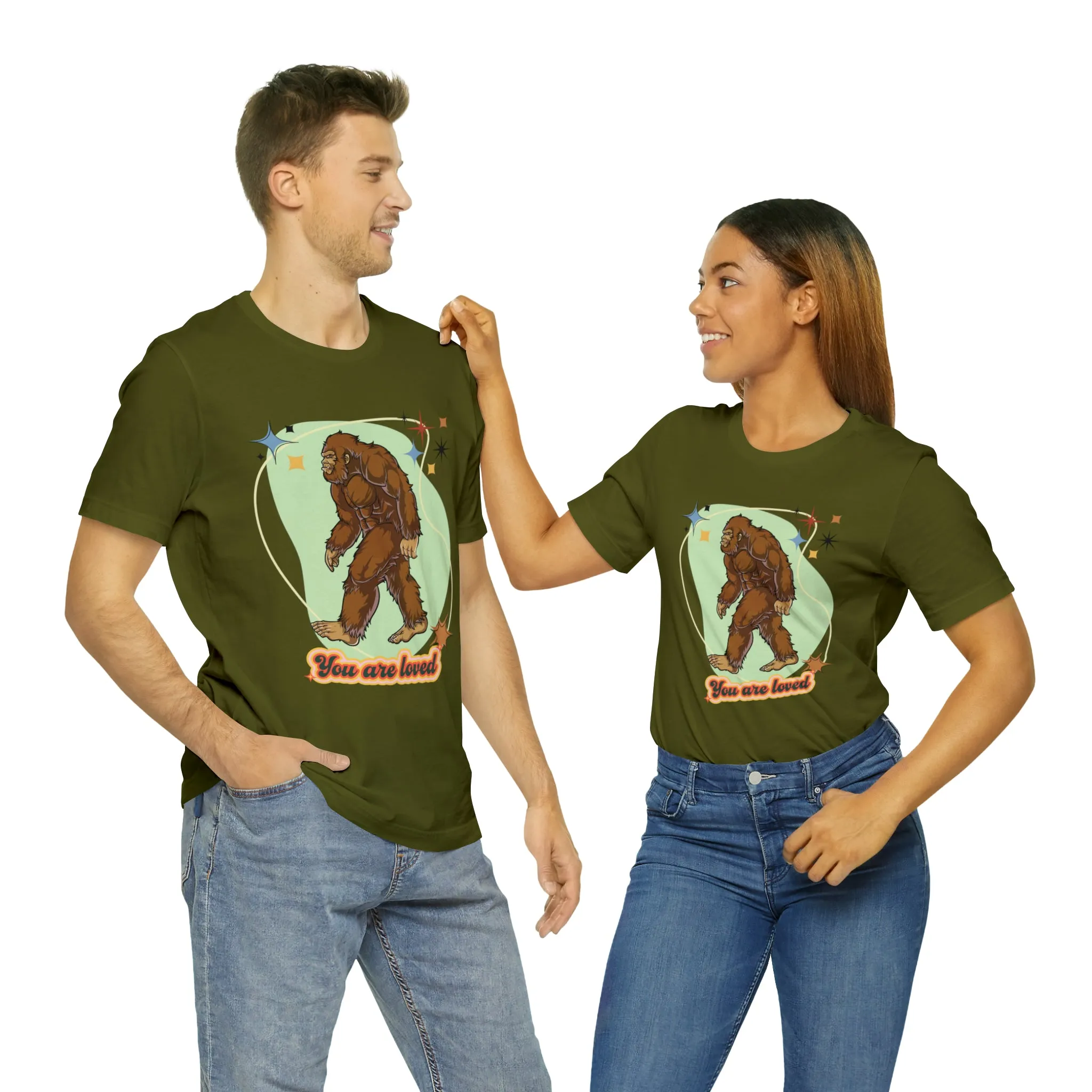 Bigfoot You are loved Unisex Jersey Short Sleeve Tee