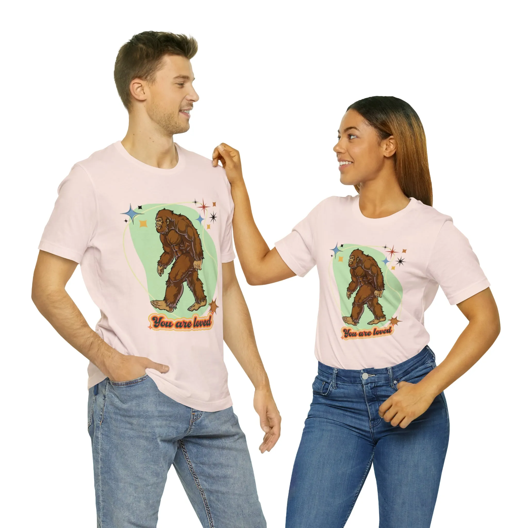 Bigfoot You are loved Unisex Jersey Short Sleeve Tee