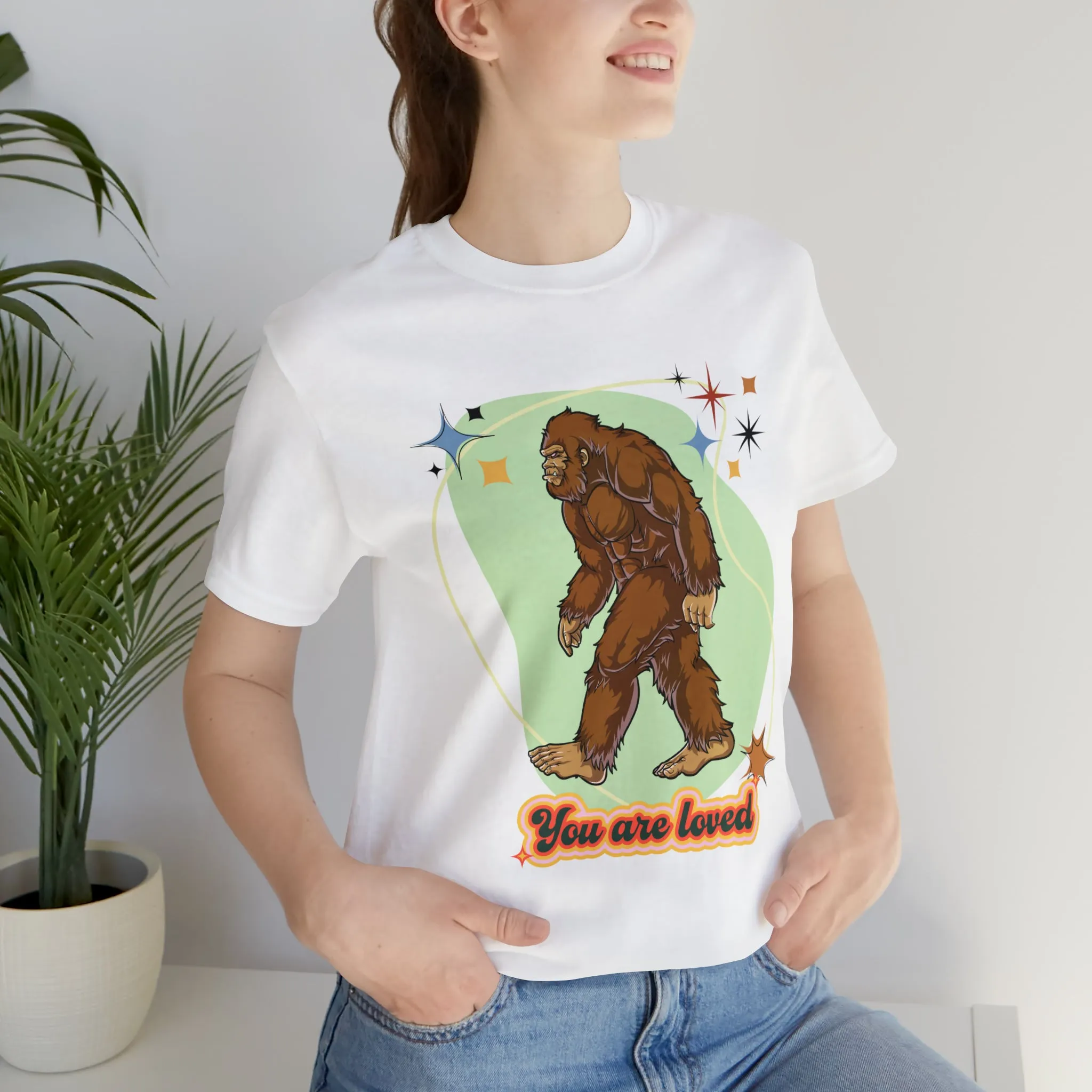 Bigfoot You are loved Unisex Jersey Short Sleeve Tee