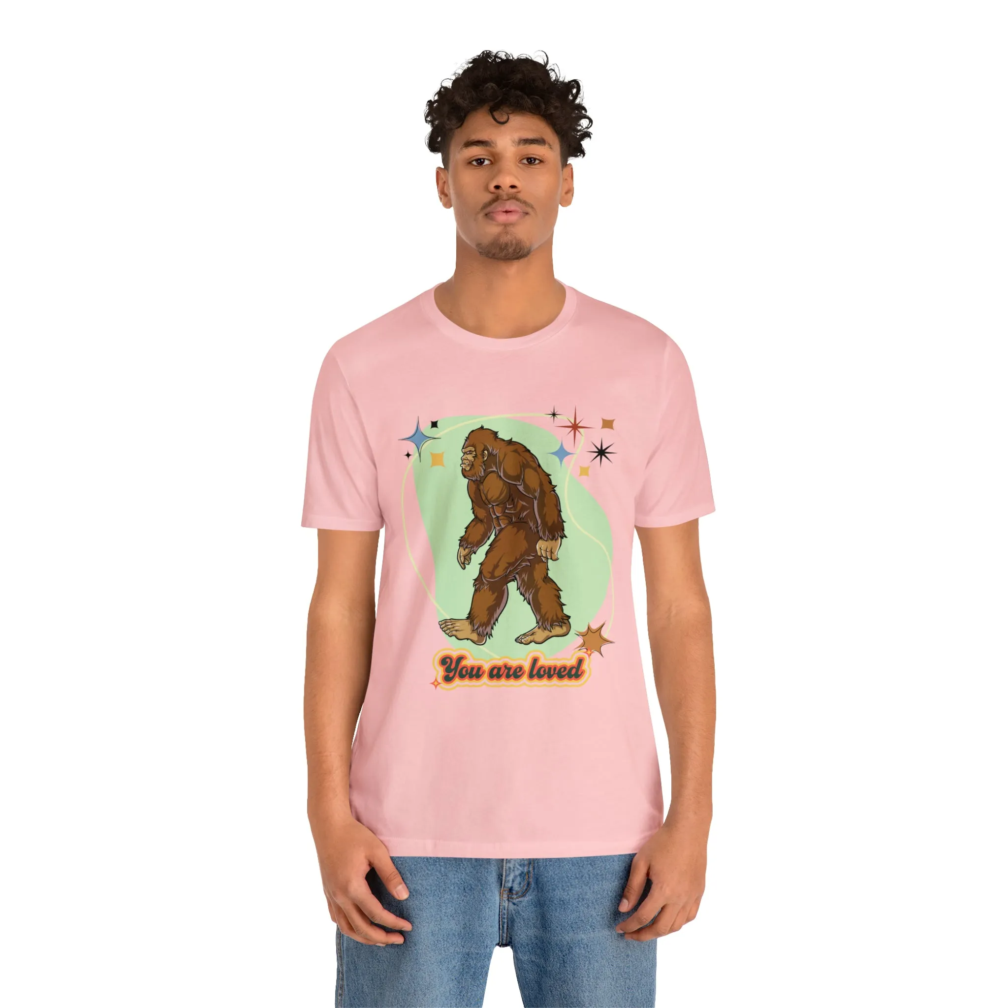 Bigfoot You are loved Unisex Jersey Short Sleeve Tee