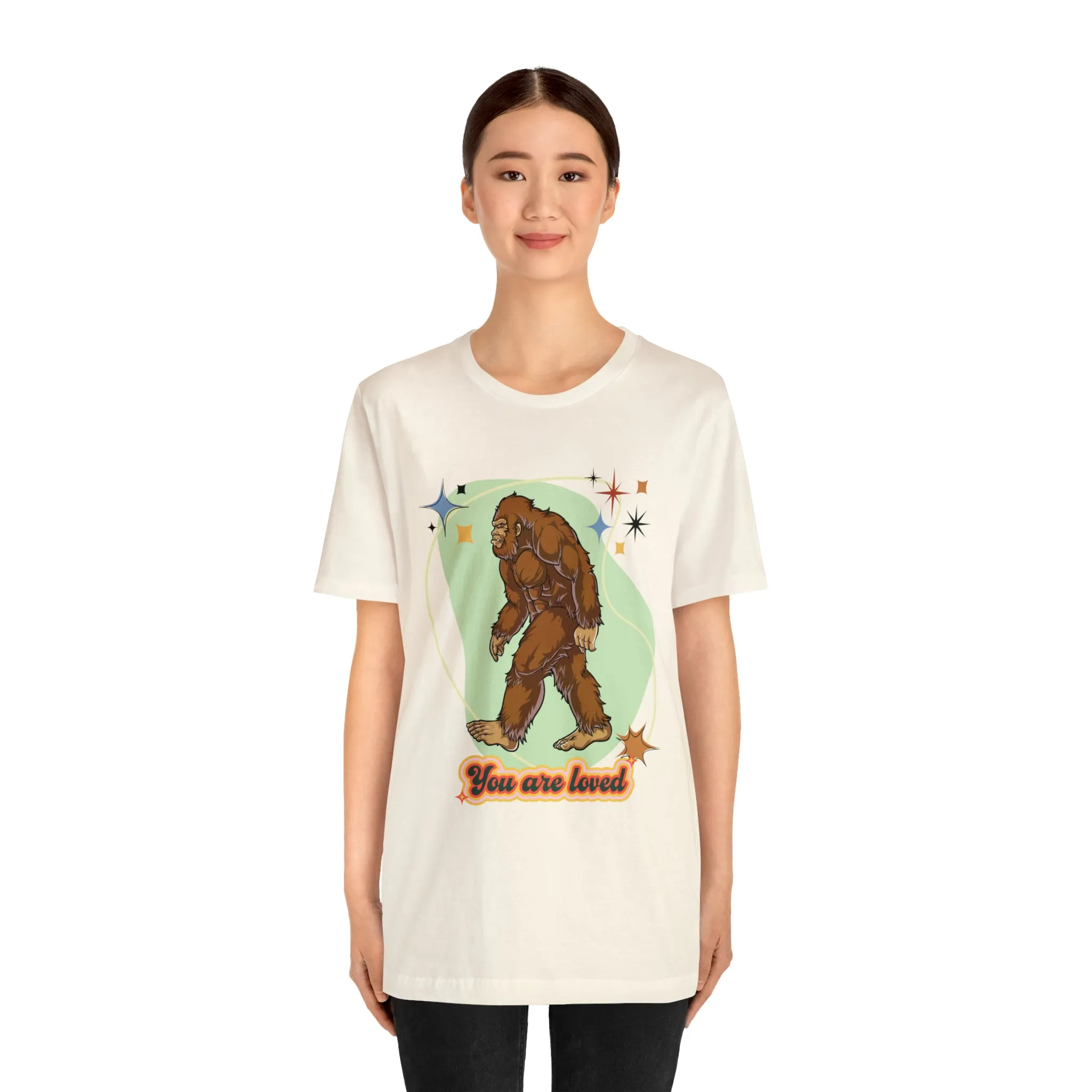 Bigfoot You are loved Unisex Jersey Short Sleeve Tee