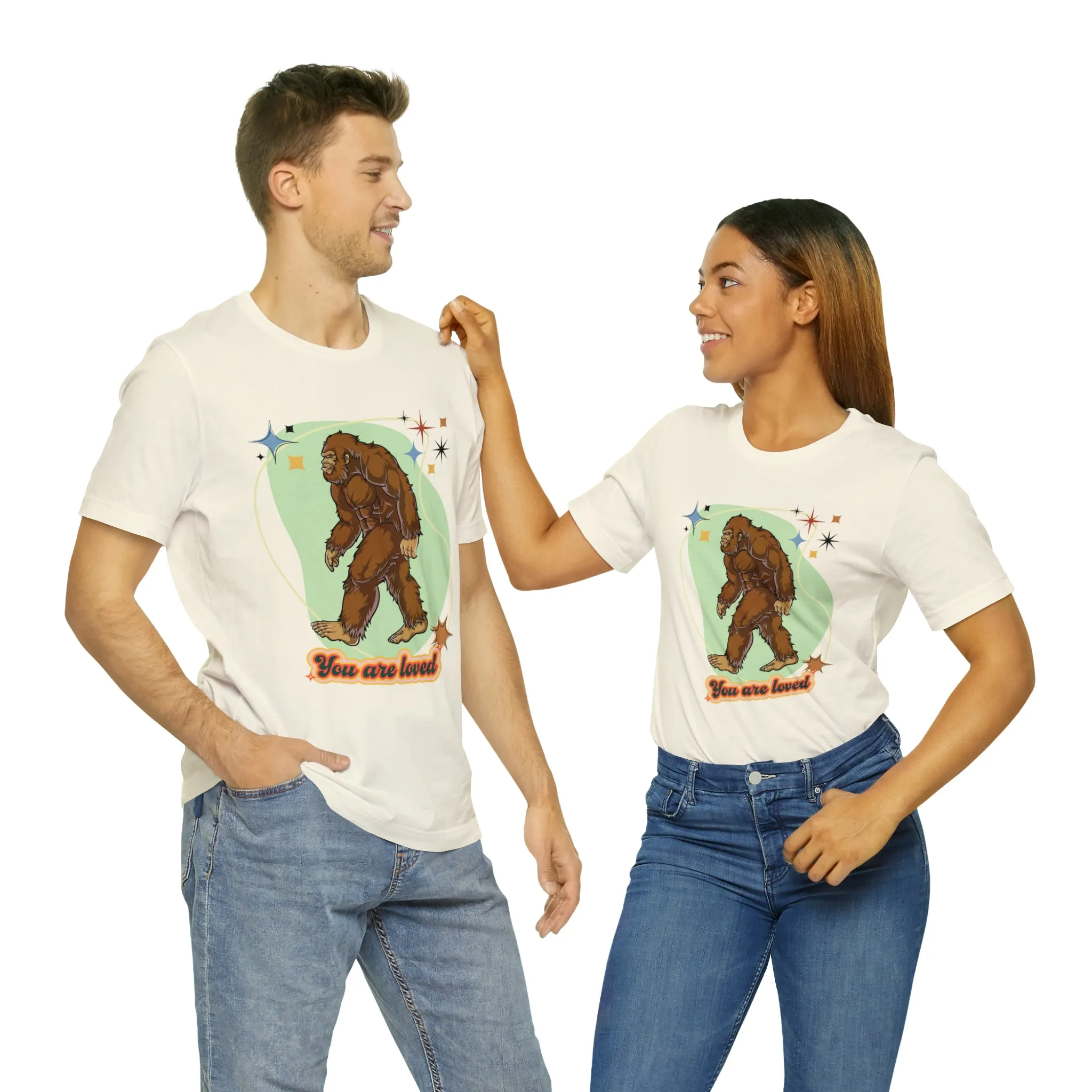 Bigfoot You are loved Unisex Jersey Short Sleeve Tee