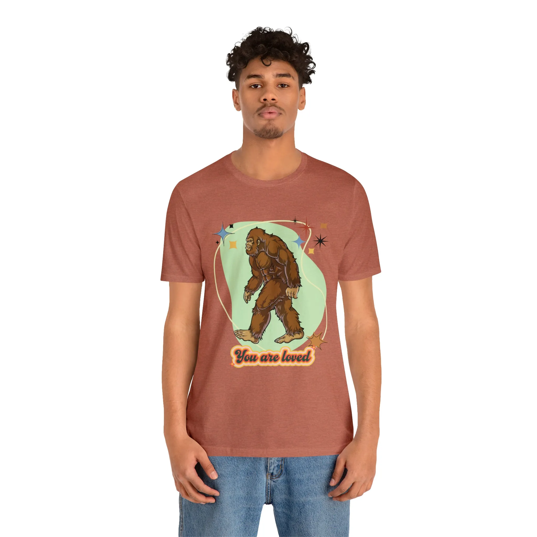 Bigfoot You are loved Unisex Jersey Short Sleeve Tee