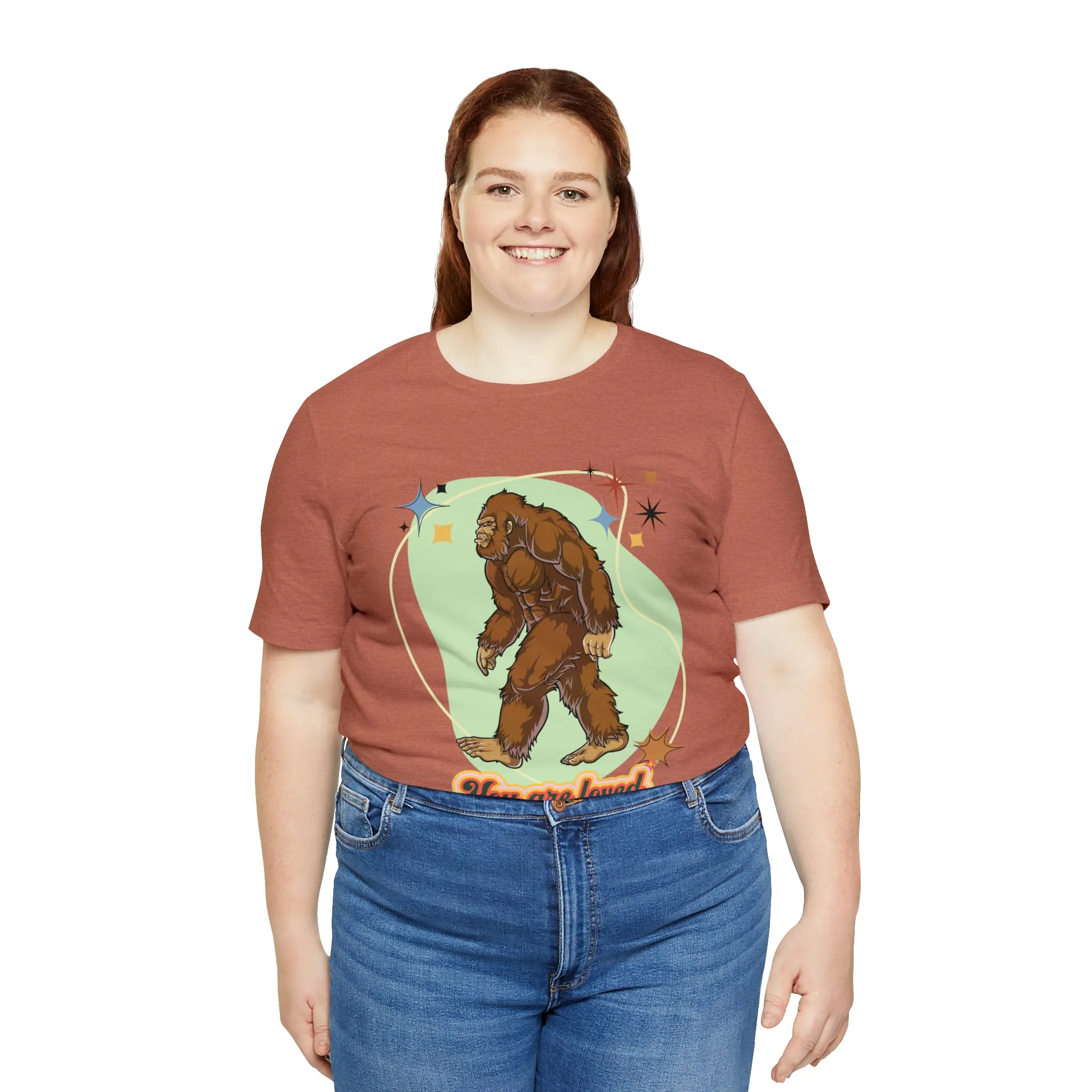 Bigfoot You are loved Unisex Jersey Short Sleeve Tee