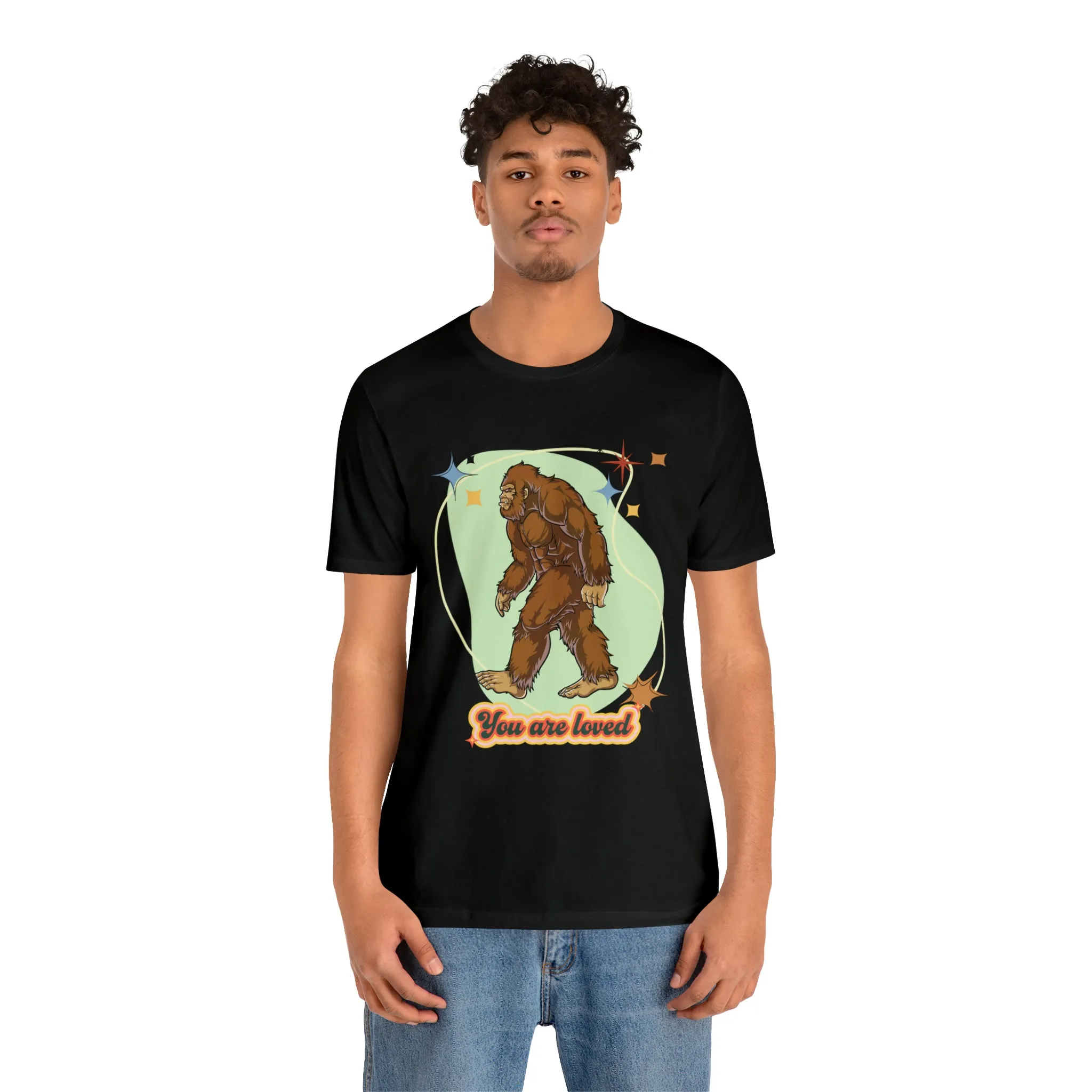 Bigfoot You are loved Unisex Jersey Short Sleeve Tee