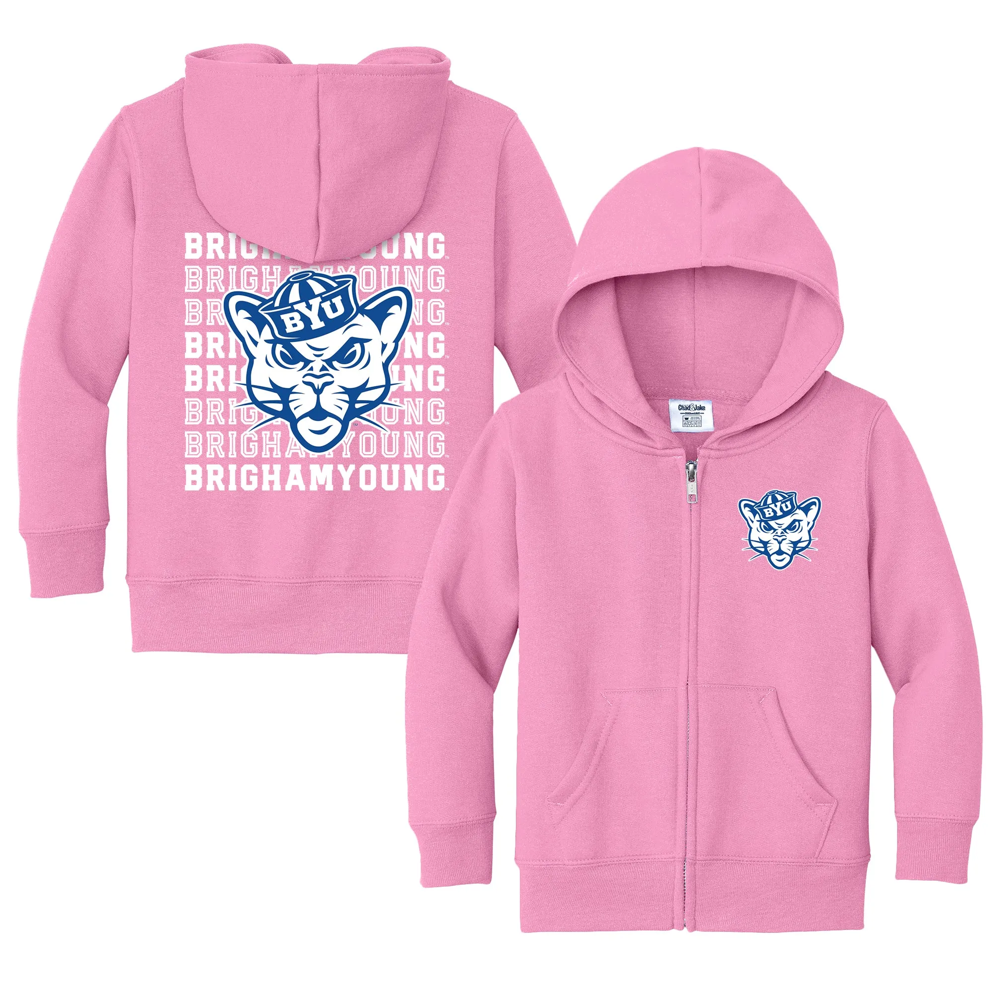 Brigham Young Cougars Retro Toddler Full-Zip Sweatshirt