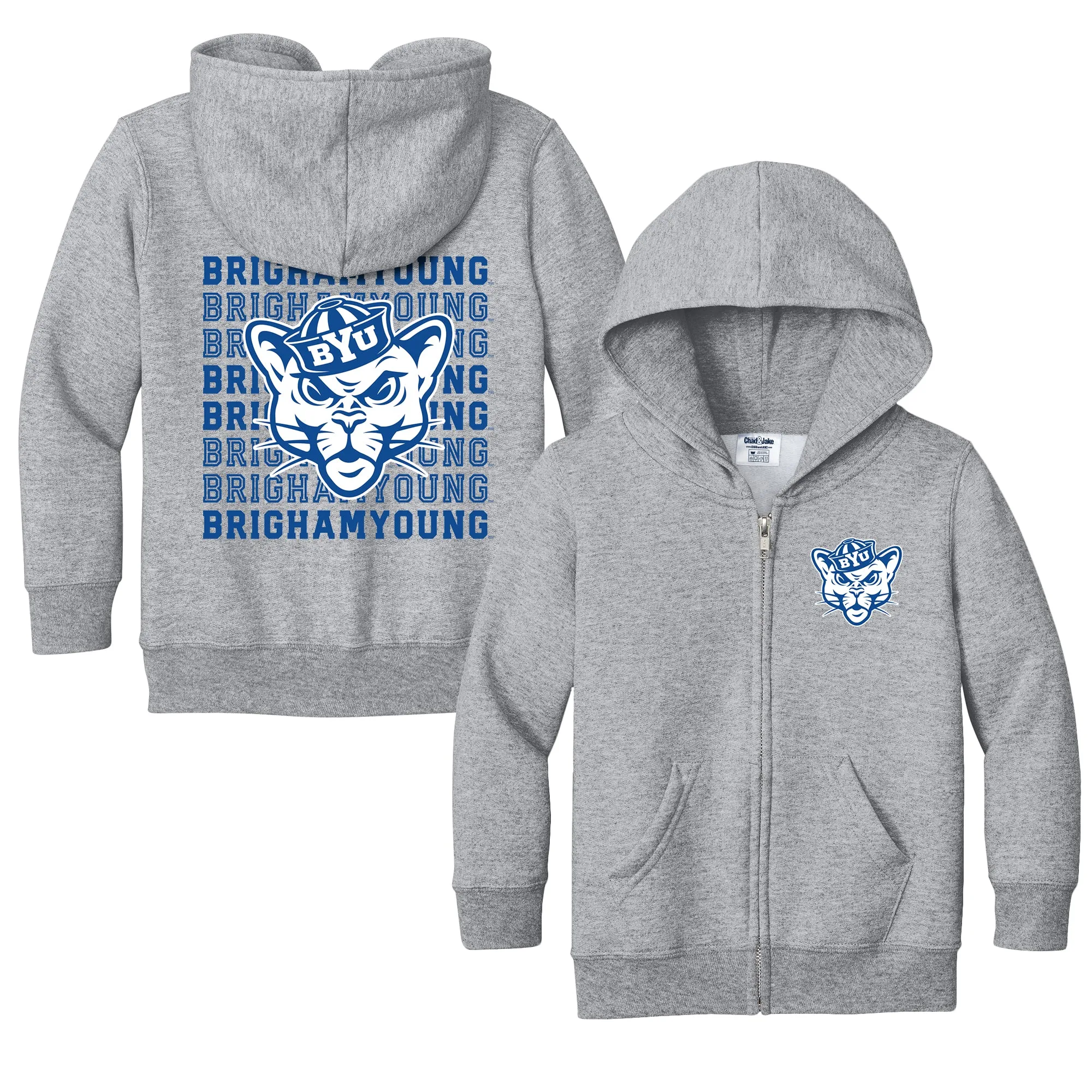 Brigham Young Cougars Retro Toddler Full-Zip Sweatshirt