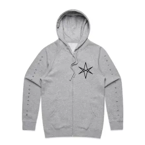 Bring Me The Horizon - Parasite Eve - Grey Marle Zip Hooded Sweatshirt