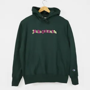 Bronze 56k - Skullz Pullover Hooded Sweatshirt - Dark Green