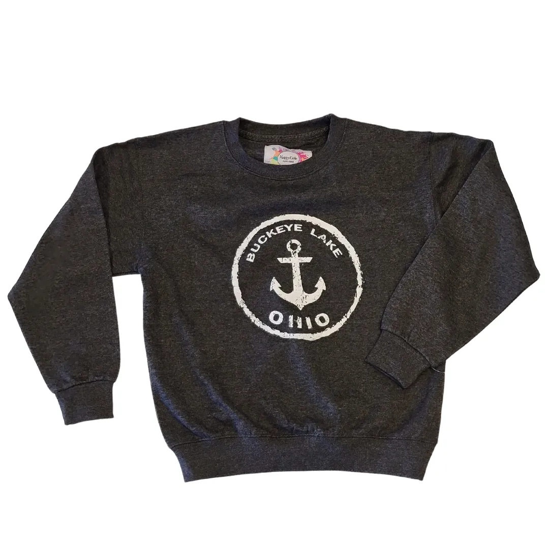 Buckeye Lake Kids Anchor Crew Sweatshirt