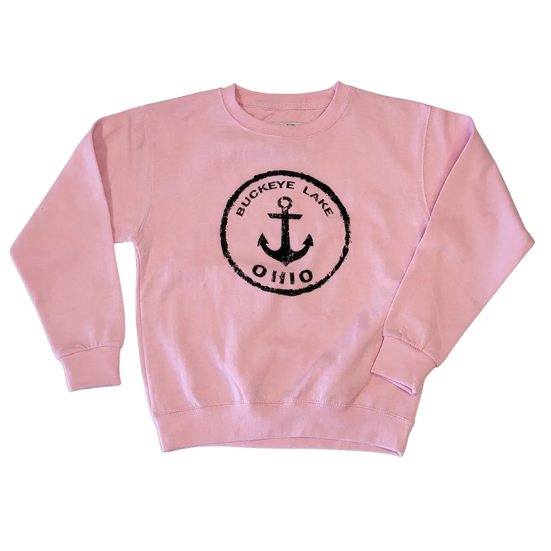 Buckeye Lake Kids Anchor Crew Sweatshirt