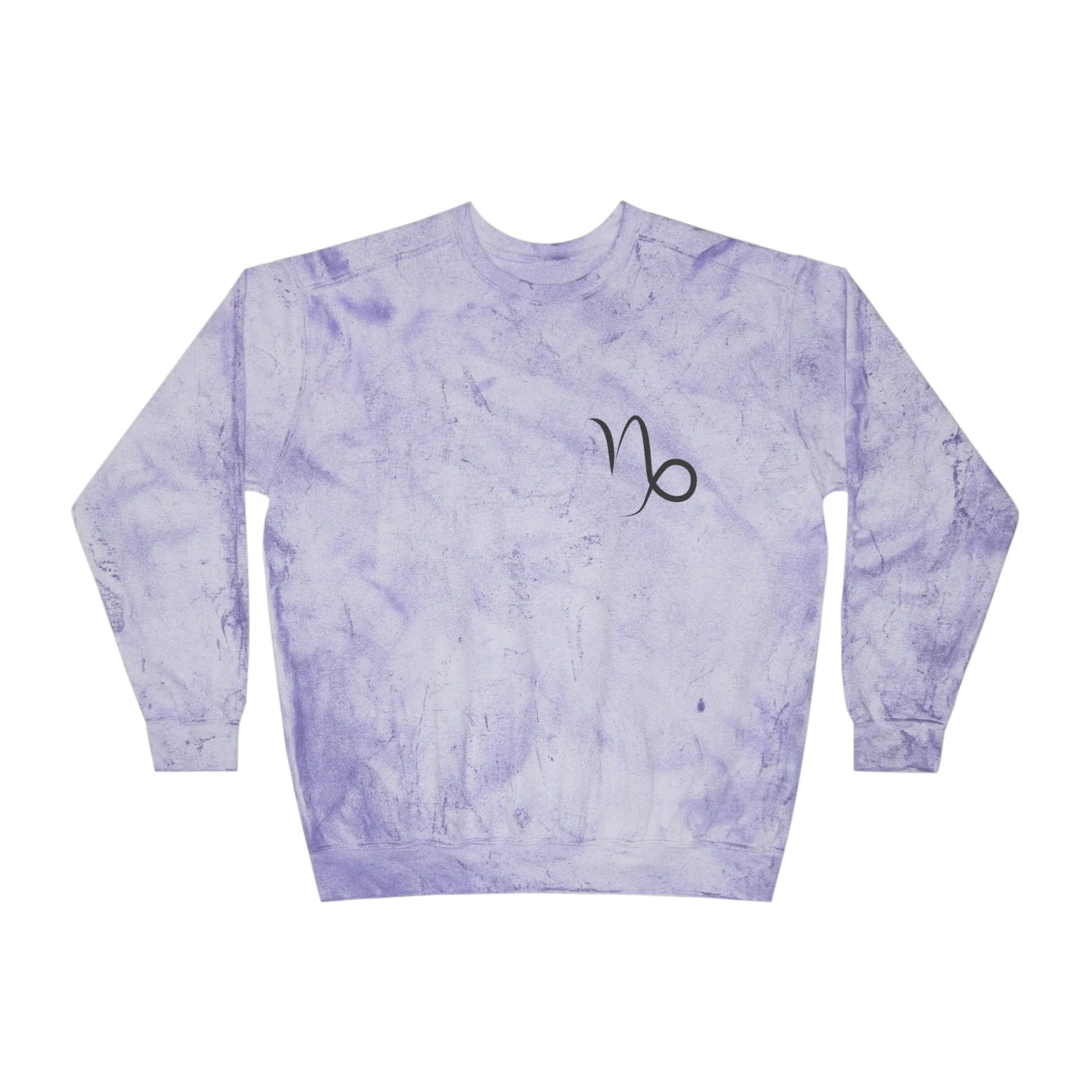 Capricorn Zodiac Unisex Color Blast Crewneck Sweatshirt