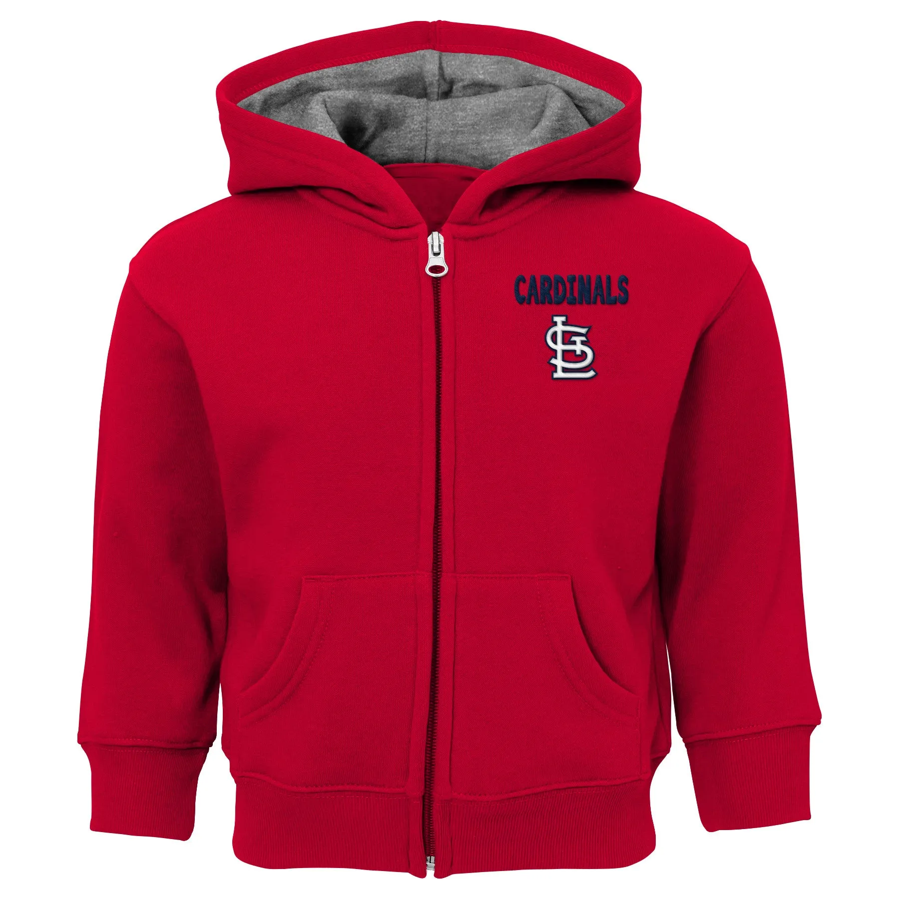 Cardinals Zip Up Hooded Sweatshirt