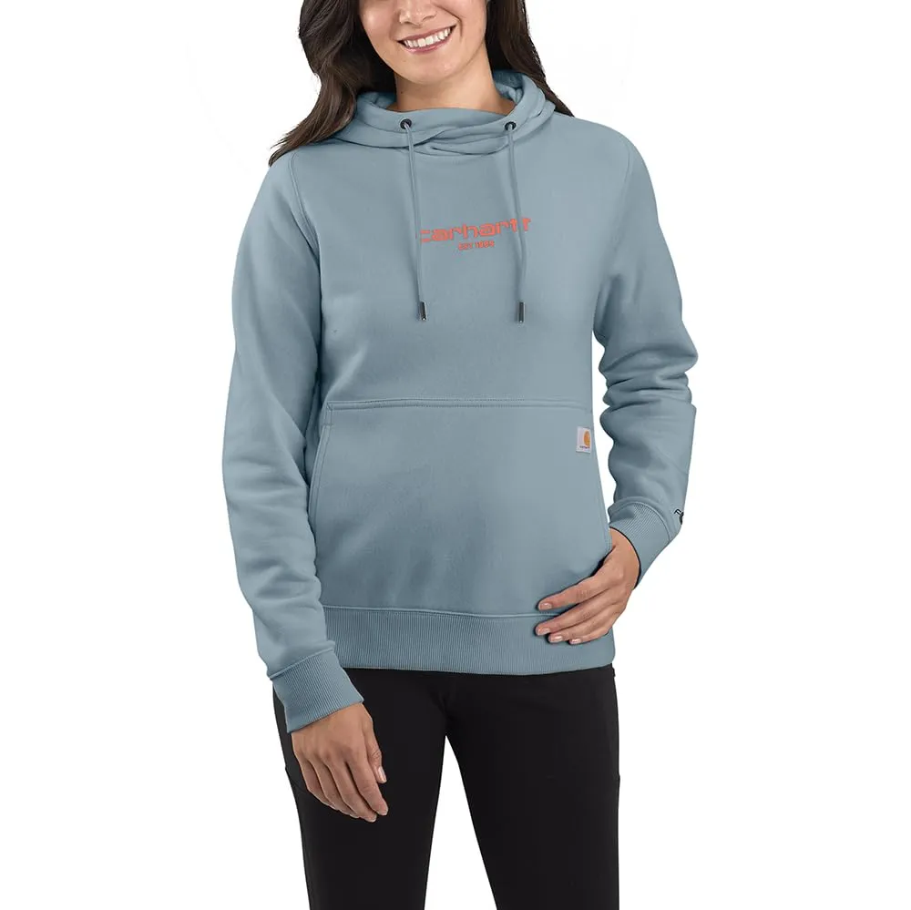 Carhartt 105573 Women's Force Relaxed Fit Lightweight Graphic Hooded Sweatshirt