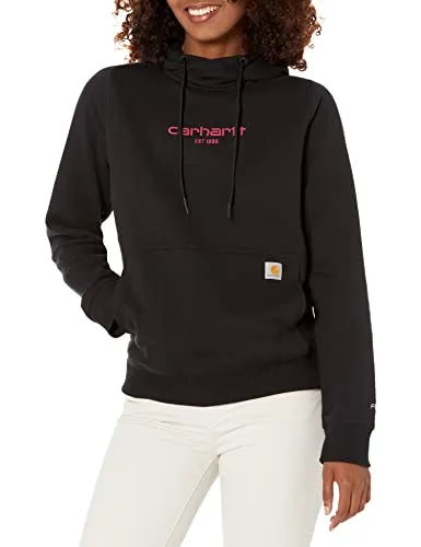 Carhartt 105573 Women's Force Relaxed Fit Lightweight Graphic Hooded Sweatshirt