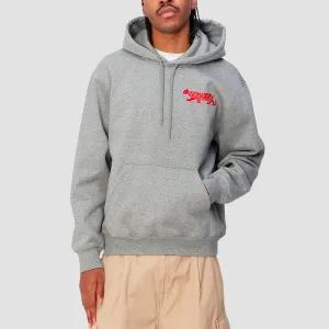 Carhartt WIP Rocky Script Pullover Hoodie Grey Heather