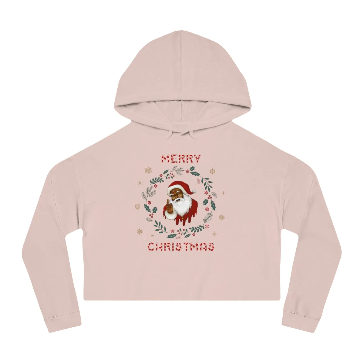 Christmas Women’s Cropped Hooded Sweatshirt