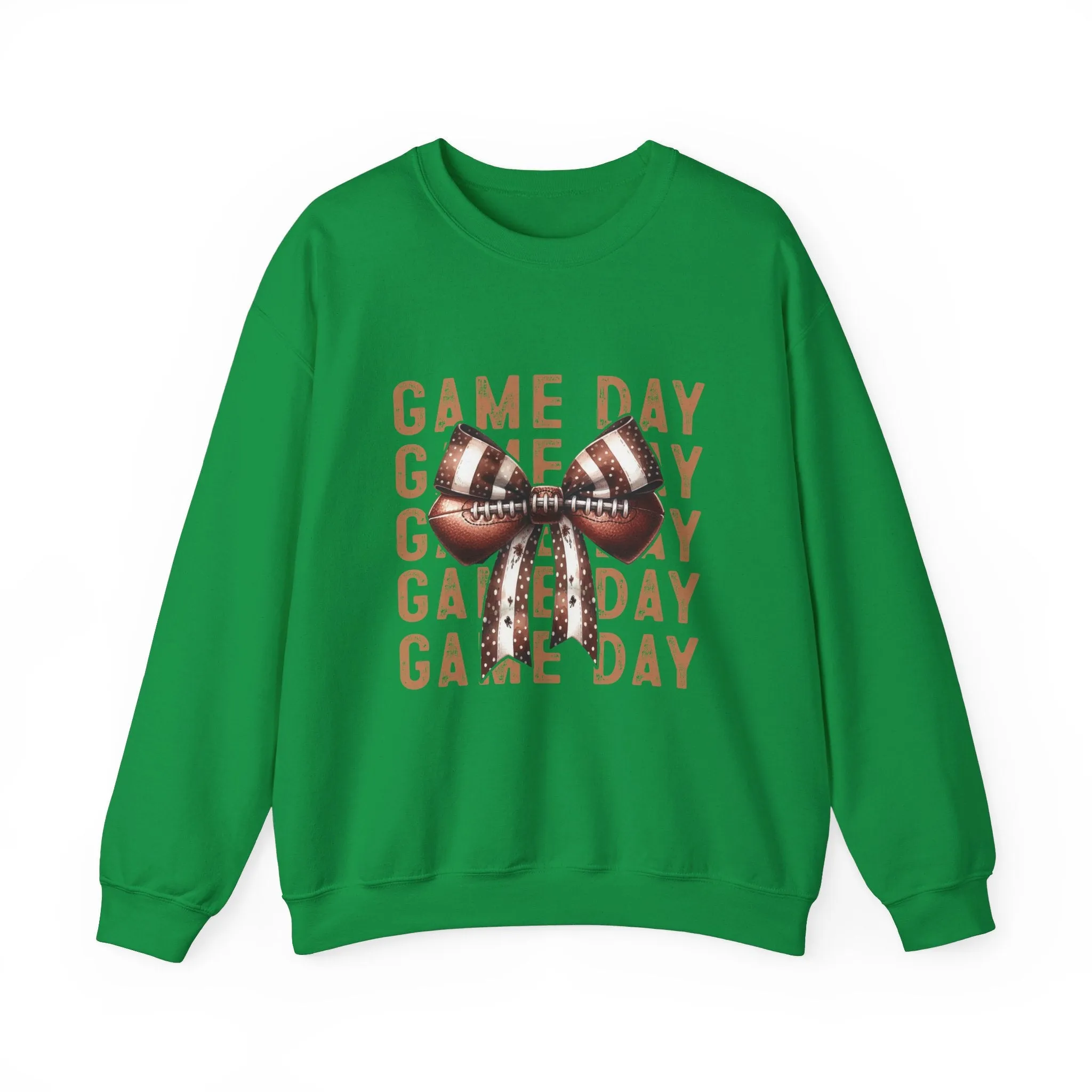 Coquette Game day Vibes Fall Football Sports Girly Unisex Heavy Blend™ Crewneck Sweatshirt