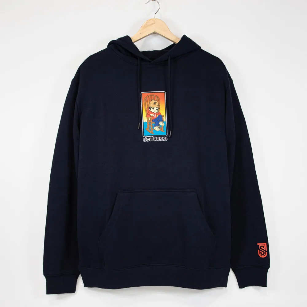 DC Shoes - Johns House Pullover Hooded Sweatshirt - Navy Blazer