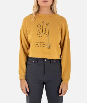 Deuces Crewneck - Mustard