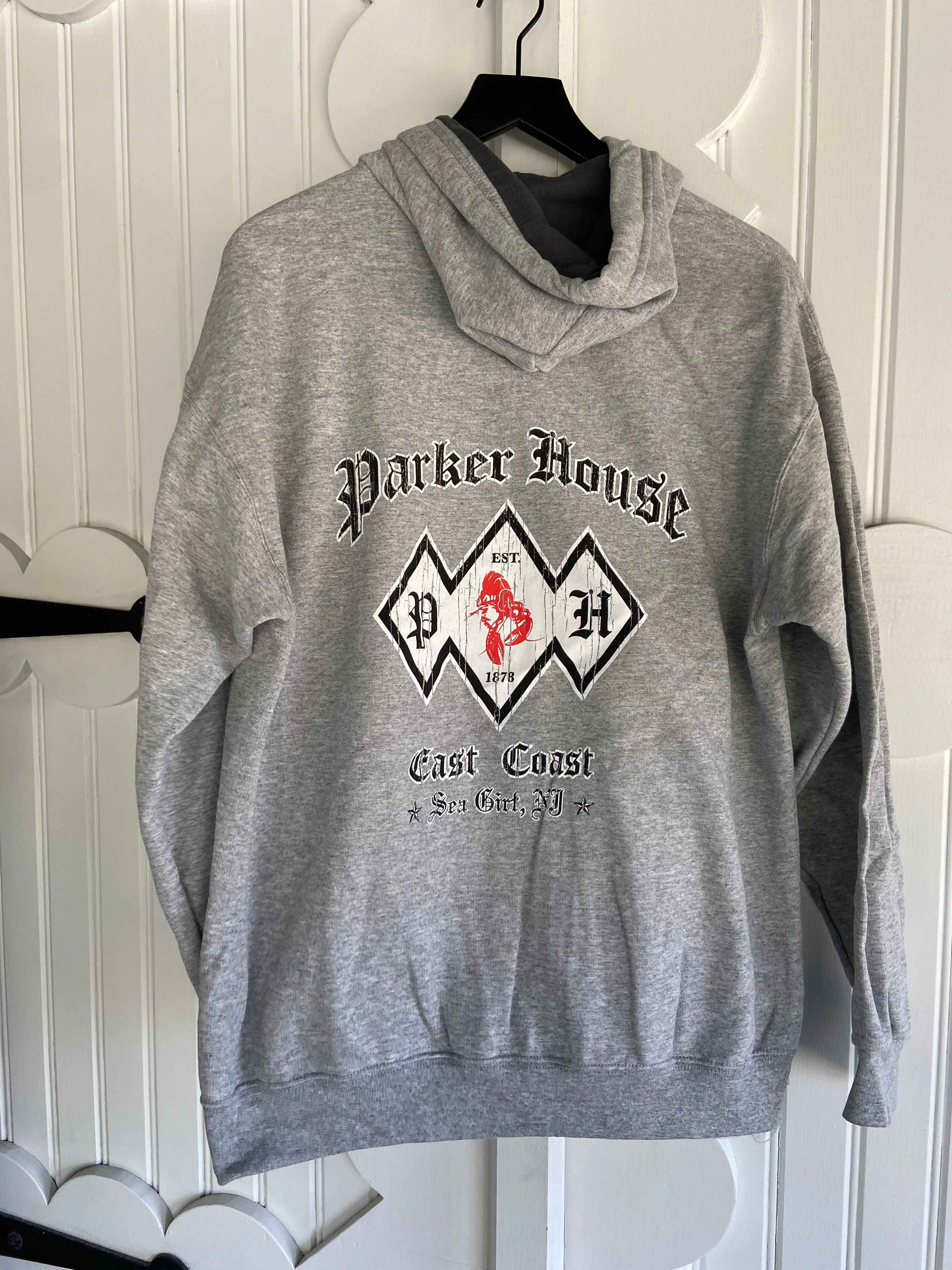 Diamond Back Zip-Up Hoodie