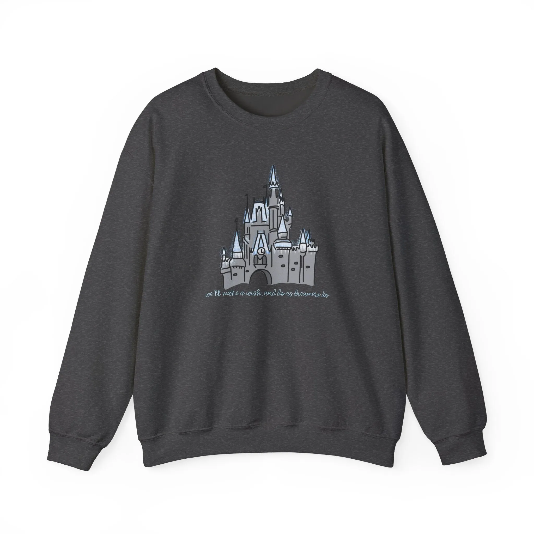 Dream Lights Castle Unisex Crewneck