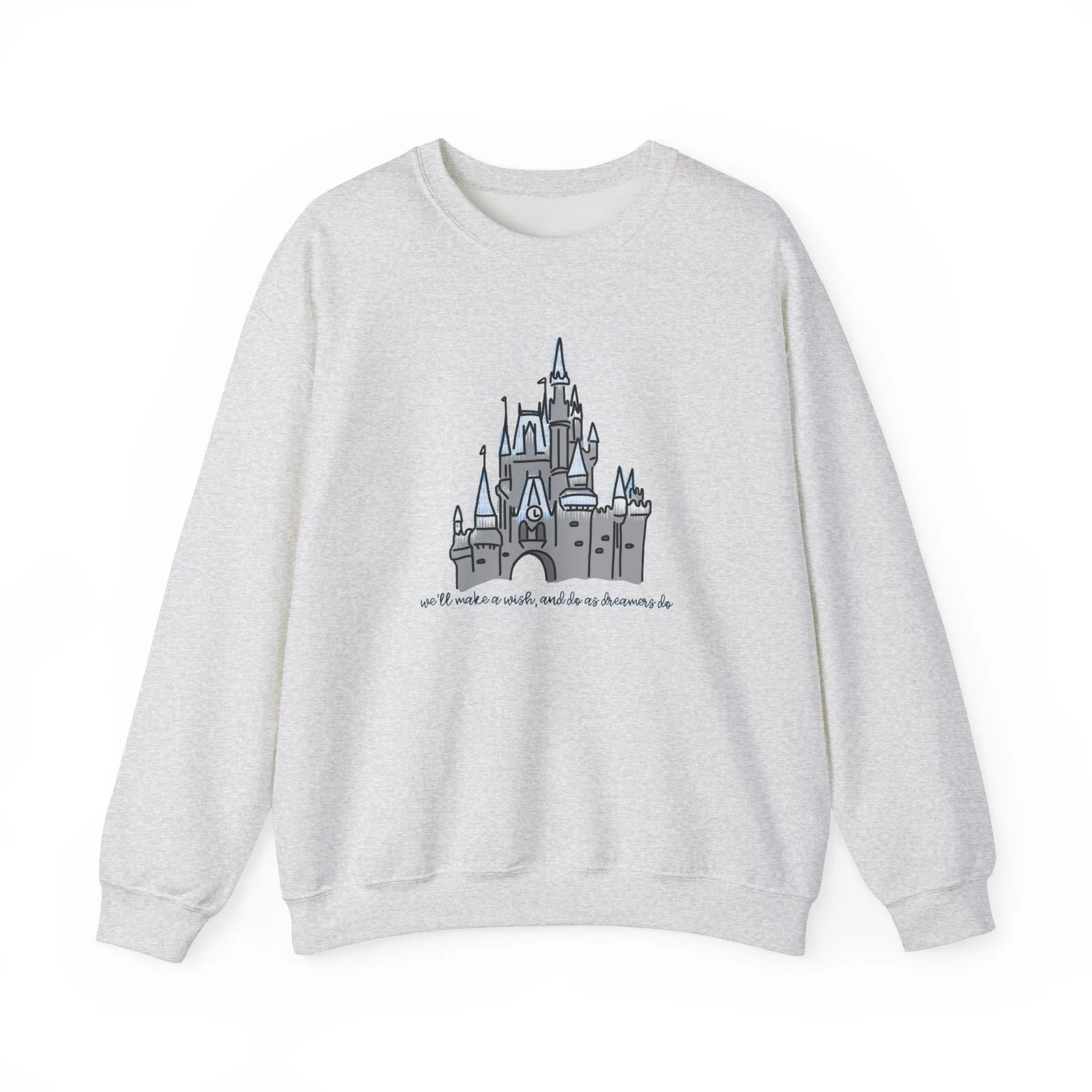 Dream Lights Castle Unisex Crewneck