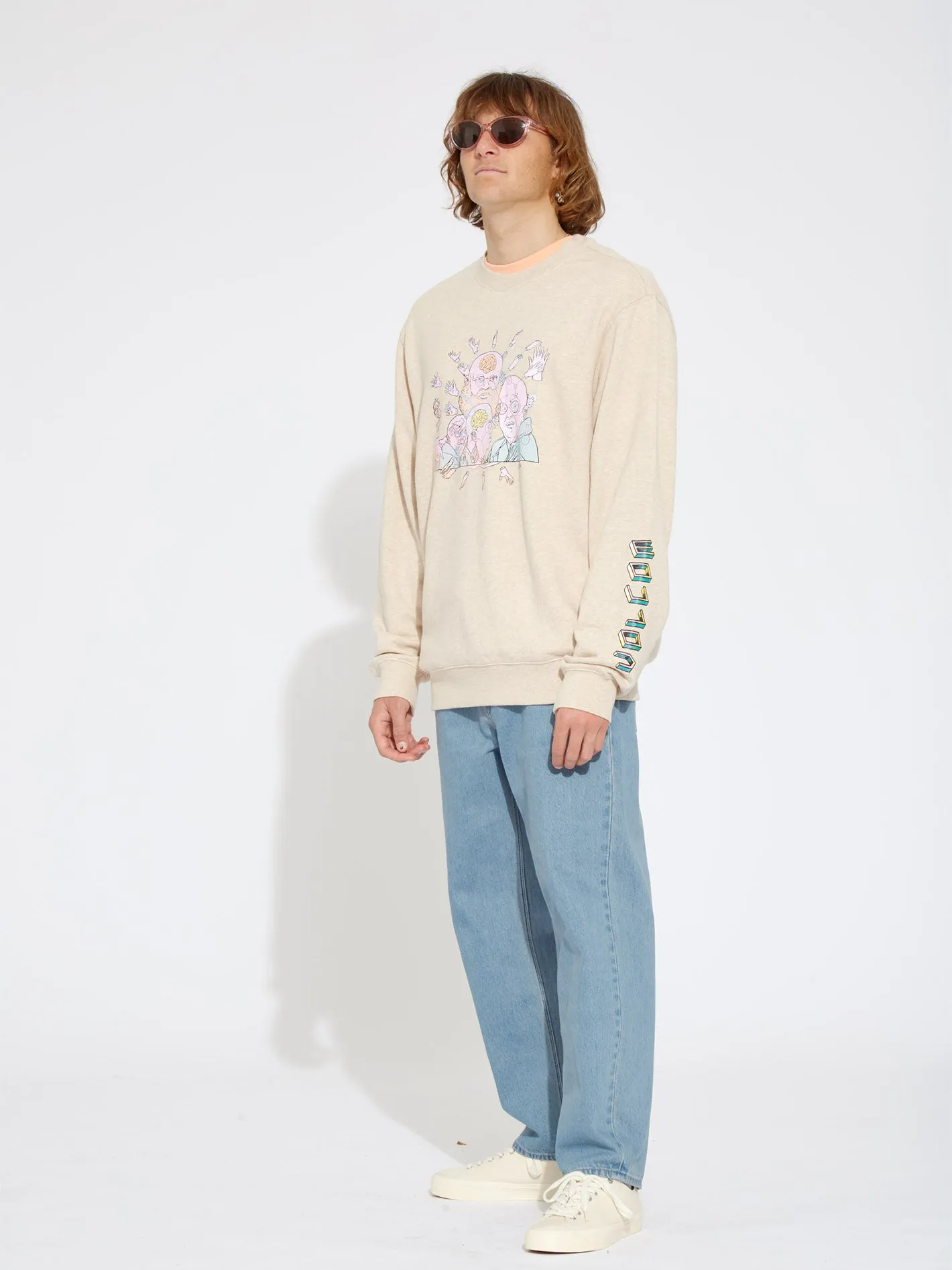 Ed Merlin Murray Sweatshirt - WHITECAP GREY