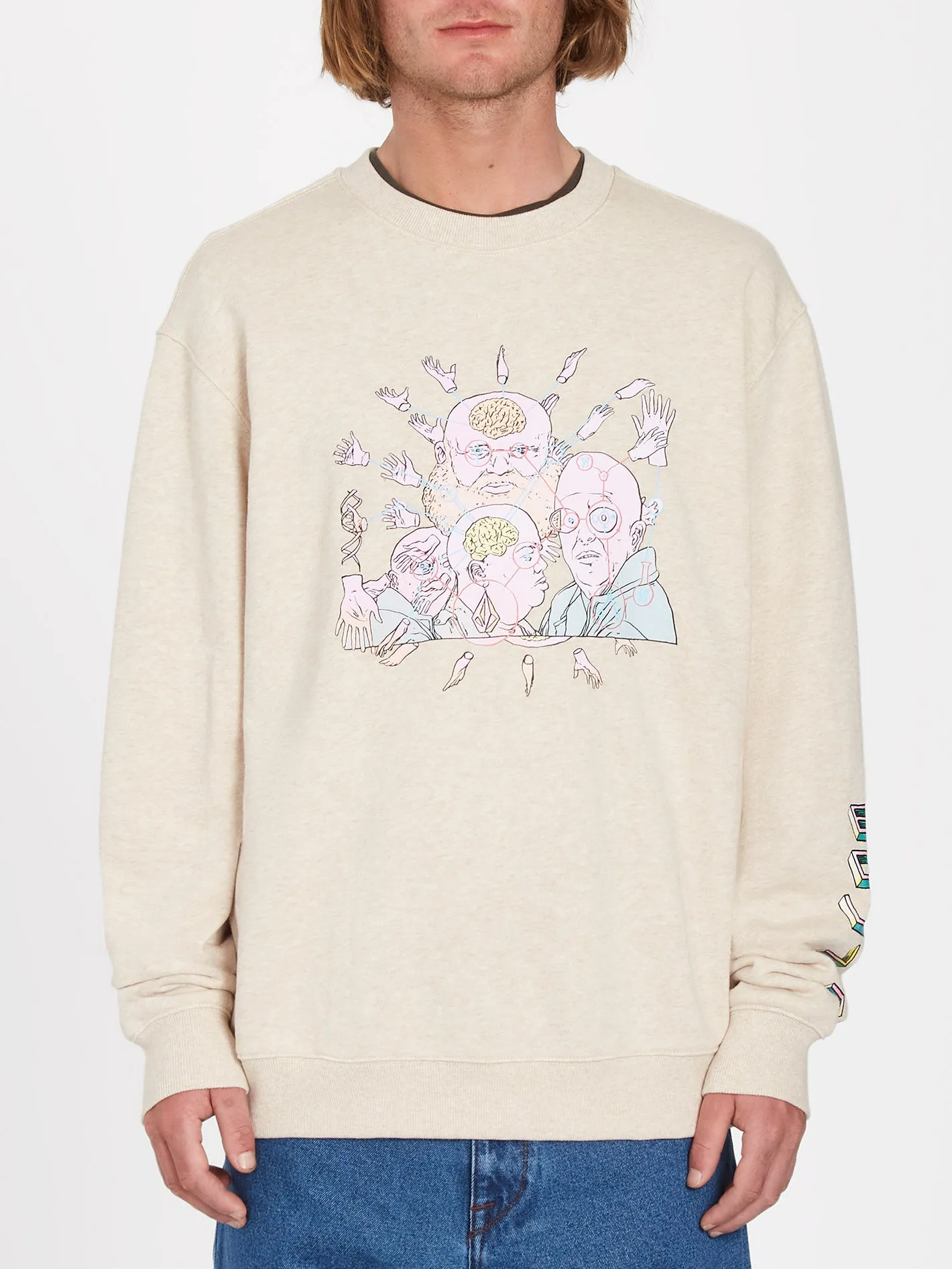 Ed Merlin Murray Sweatshirt - WHITECAP GREY